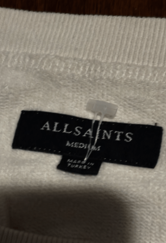 Allsaints all saints distressed crewneck Size US M / EU 48-50 / 2 - 2 Thumbnail