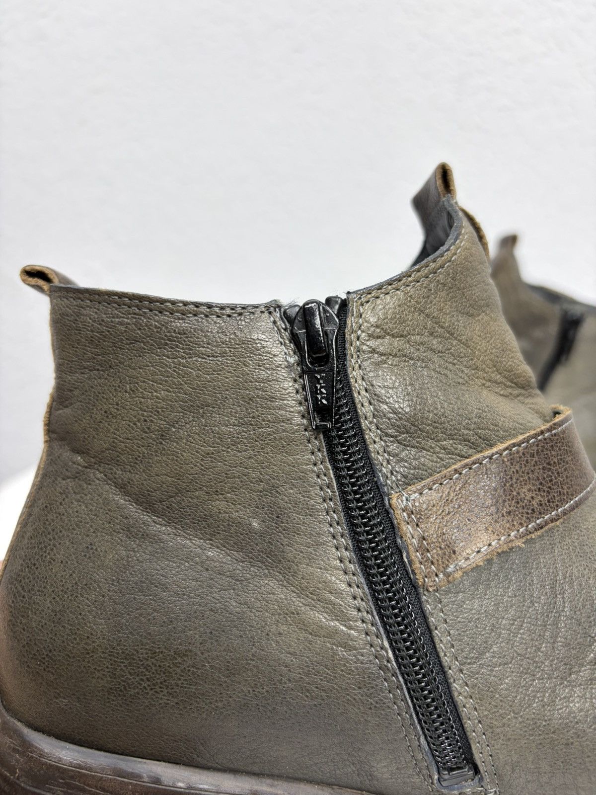 Hedi Slimane Vintage Italian Rangers AS98 Guidi Style Leather Biker Boots Size US 8 / EU 41 - 8 Thumbnail