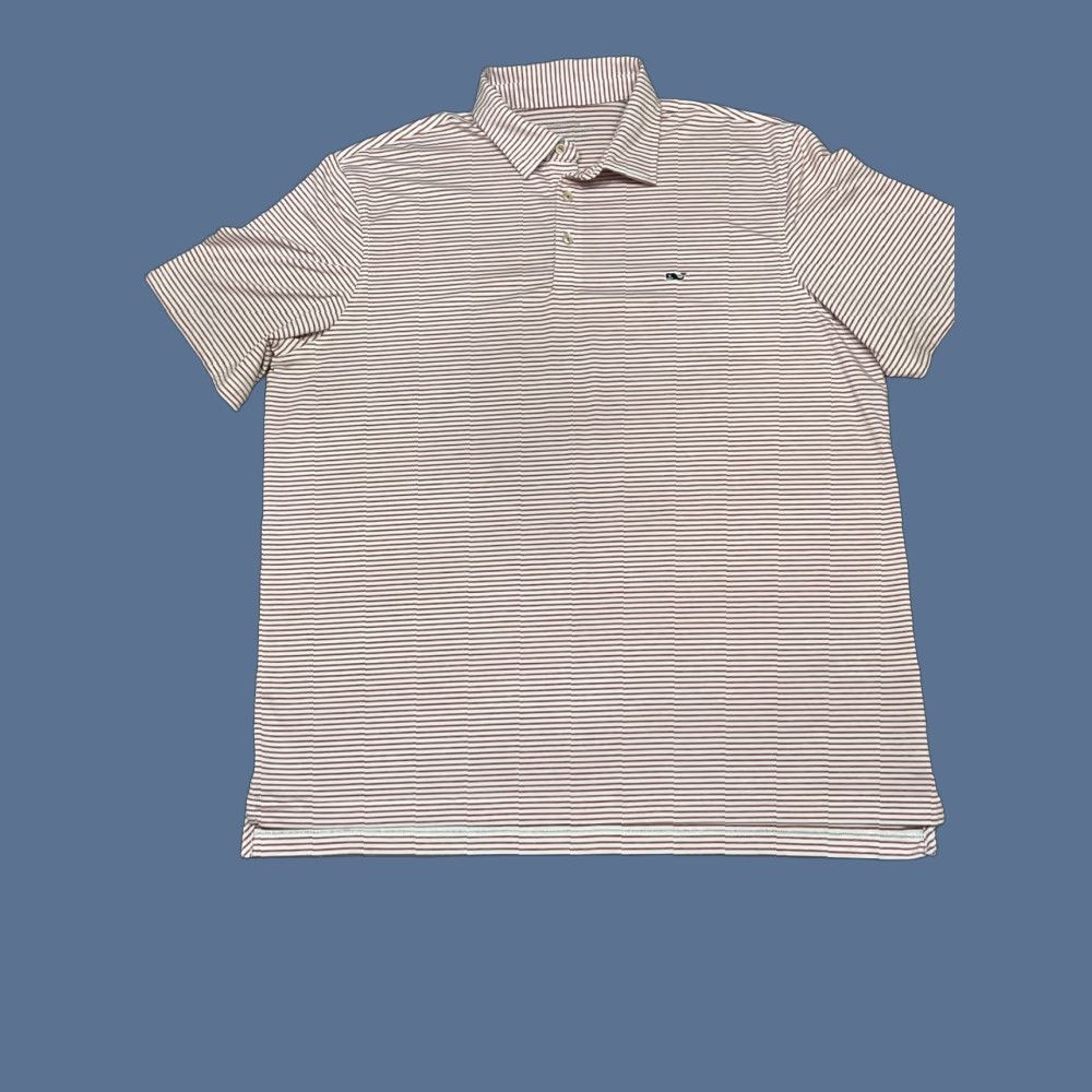 Vineyard Vines Vineyard Vines Polo Shirt Striped XL Multicolor O TG On-The-Go Sankaty Performance Shirt Men Size US XL / EU 56 / 4 - 1 Thumbnail