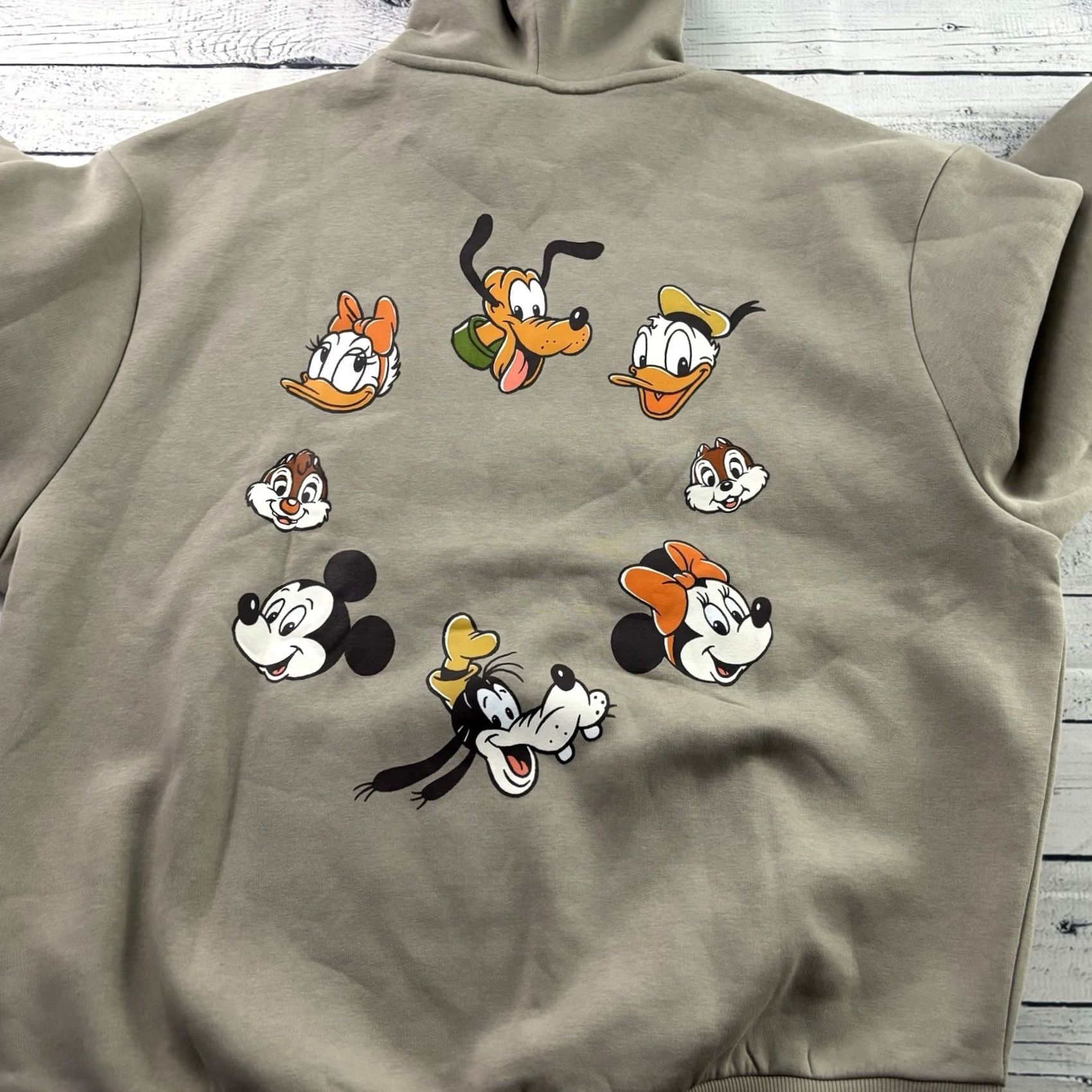 Disney Disney Pullover Hoodie Men's L Beige Sweatshirt Size US L / EU 52-54 / 3 - 6 Thumbnail