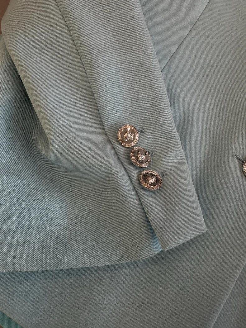 Versace Versace Wool and silk blend blazer Size S / US 4 / IT 40 - 5 Thumbnail