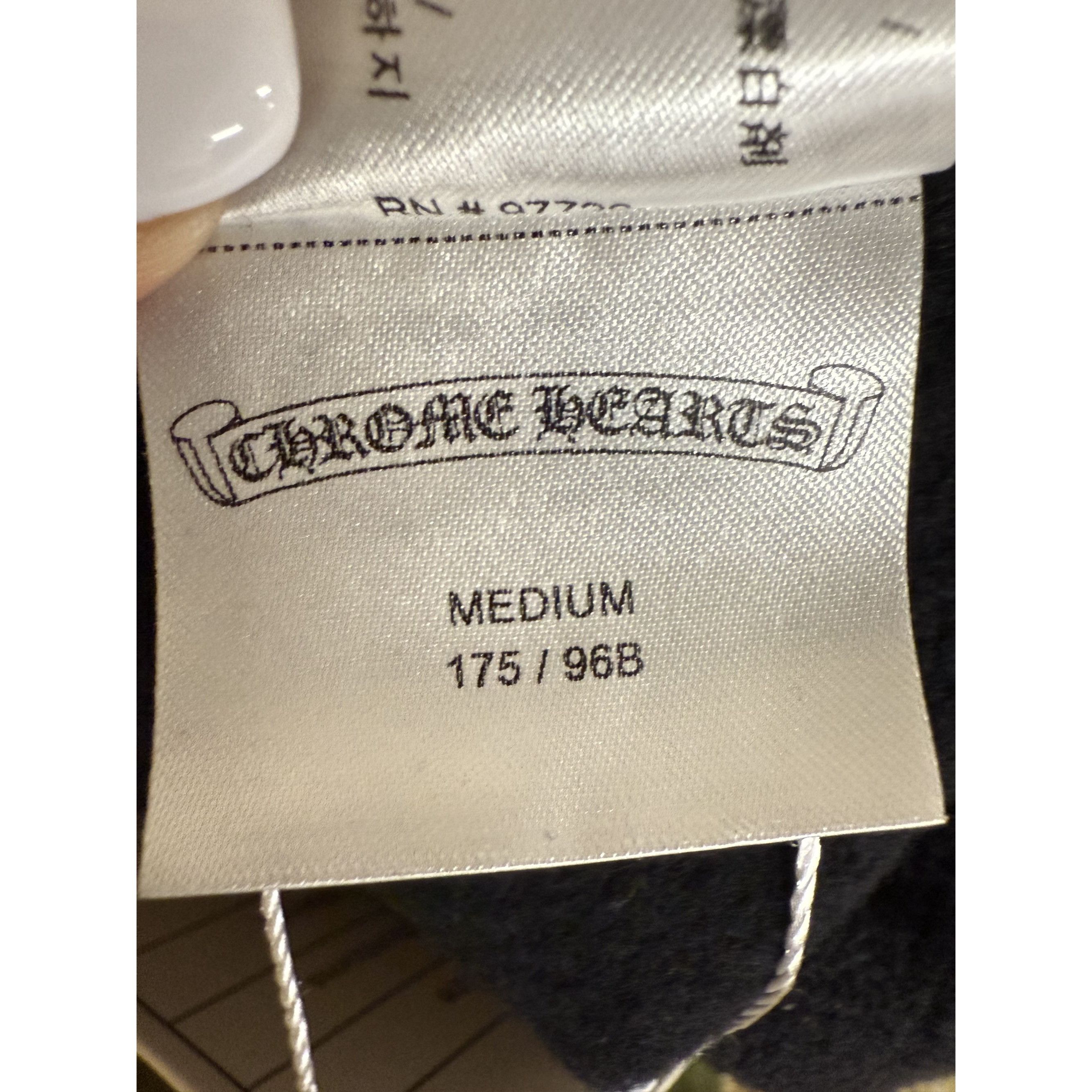 Chrome Hearts Chrome Hearts Black Zip-Up Hoodie With Graphic Back & Foti L Size US M / EU 48-50 / 2 - 11 Thumbnail