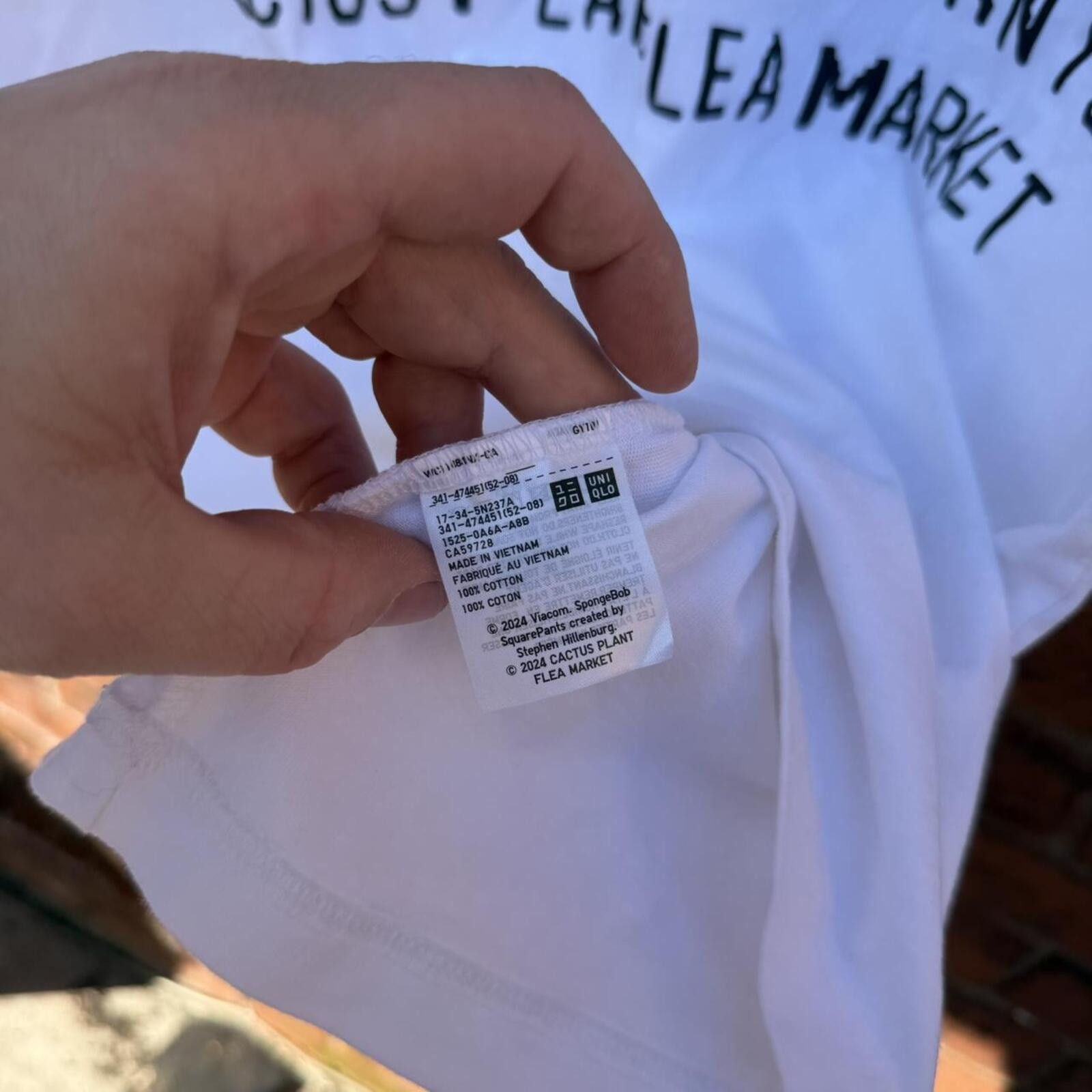 Uniqlo Uniqlo spongebob squarepants cactus plant flea market tshirt Size US XL / EU 56 / 4 - 6 Thumbnail