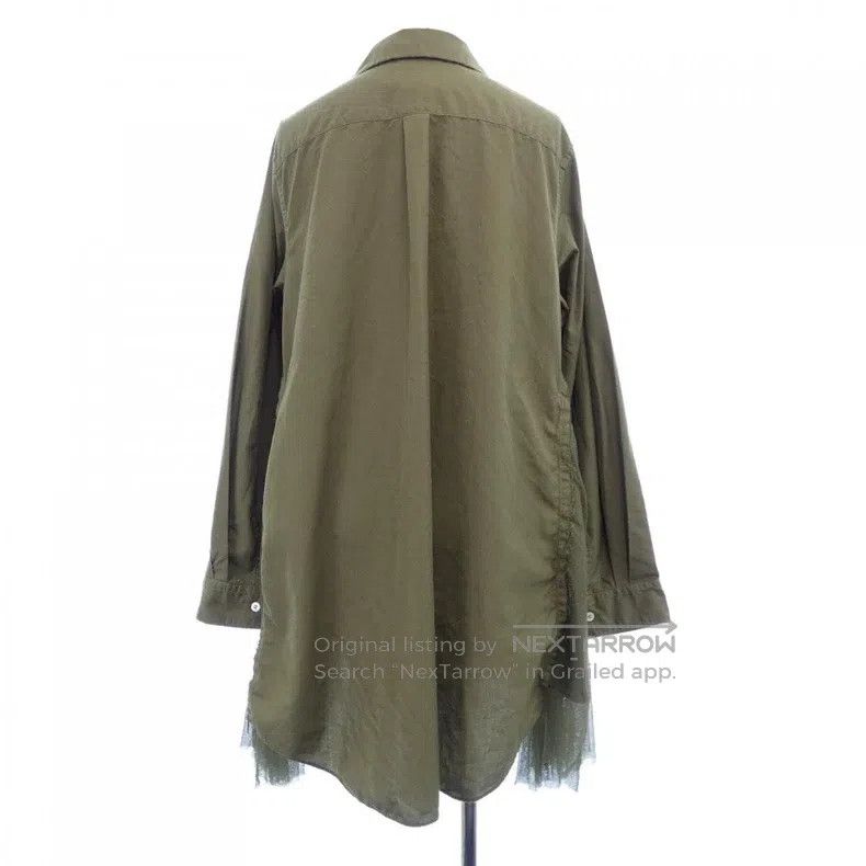 Comme des Garcons Comme des Garcons Round-necked sheer fringe shirt Size M / US 6-8 / IT 42-44 - 2 Thumbnail