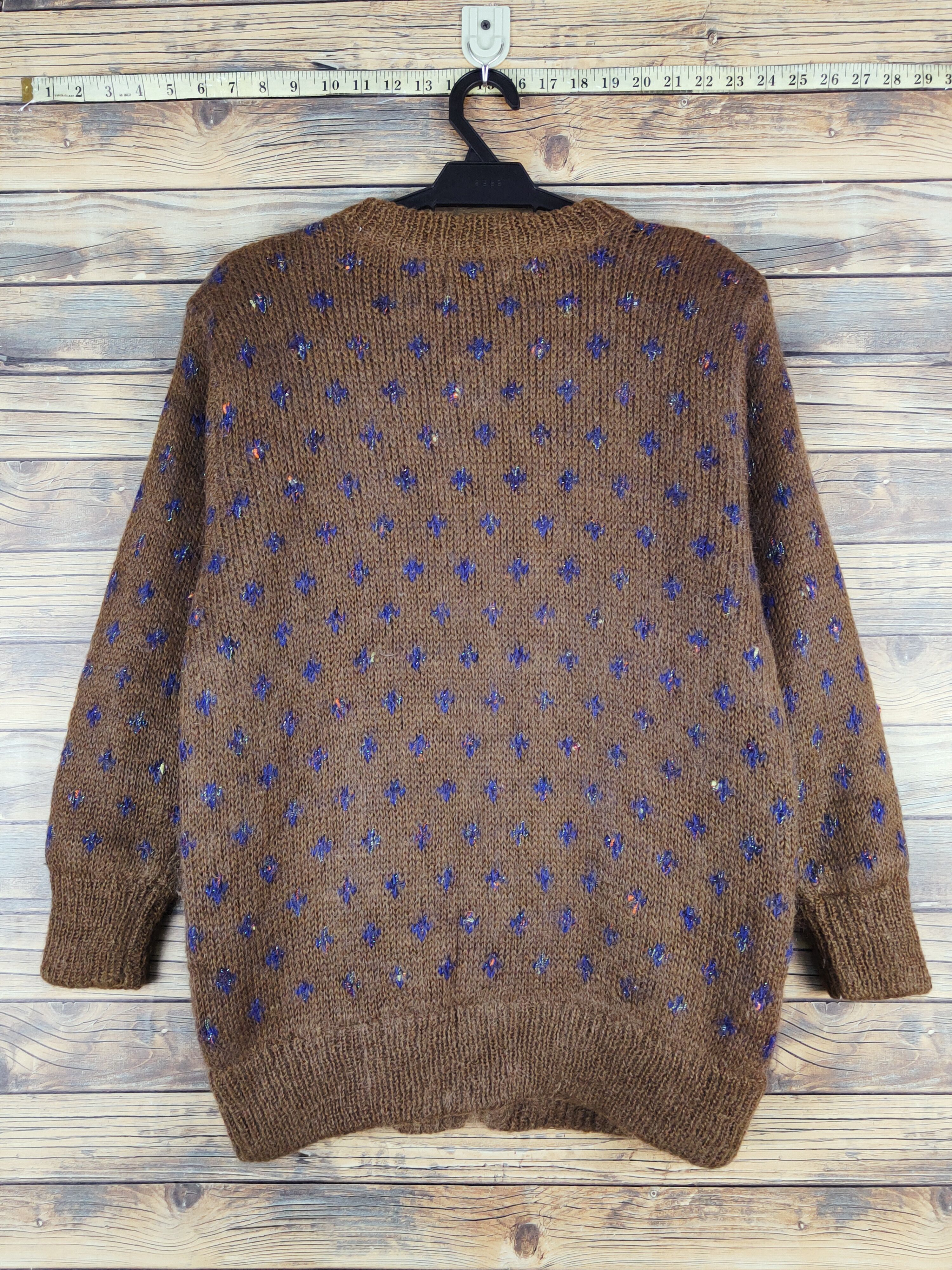 Japanese Brand Mouseine Dark Brown Knitwear Cardigan #W1150 Size L / US 10 / IT 46 - 7 Thumbnail
