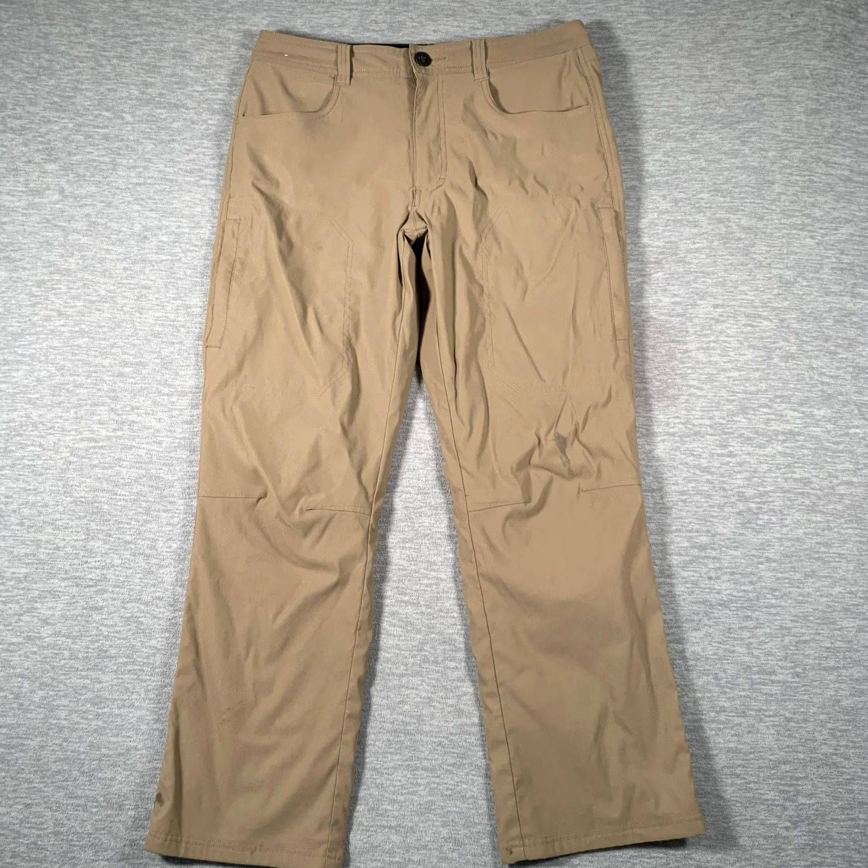 Orvis Orvis Pants Mens 32x29 Beige Classic Fit Fleece Lined Stretch Khakis Winter Pants Size US 32 / EU 48 - 2 Thumbnail