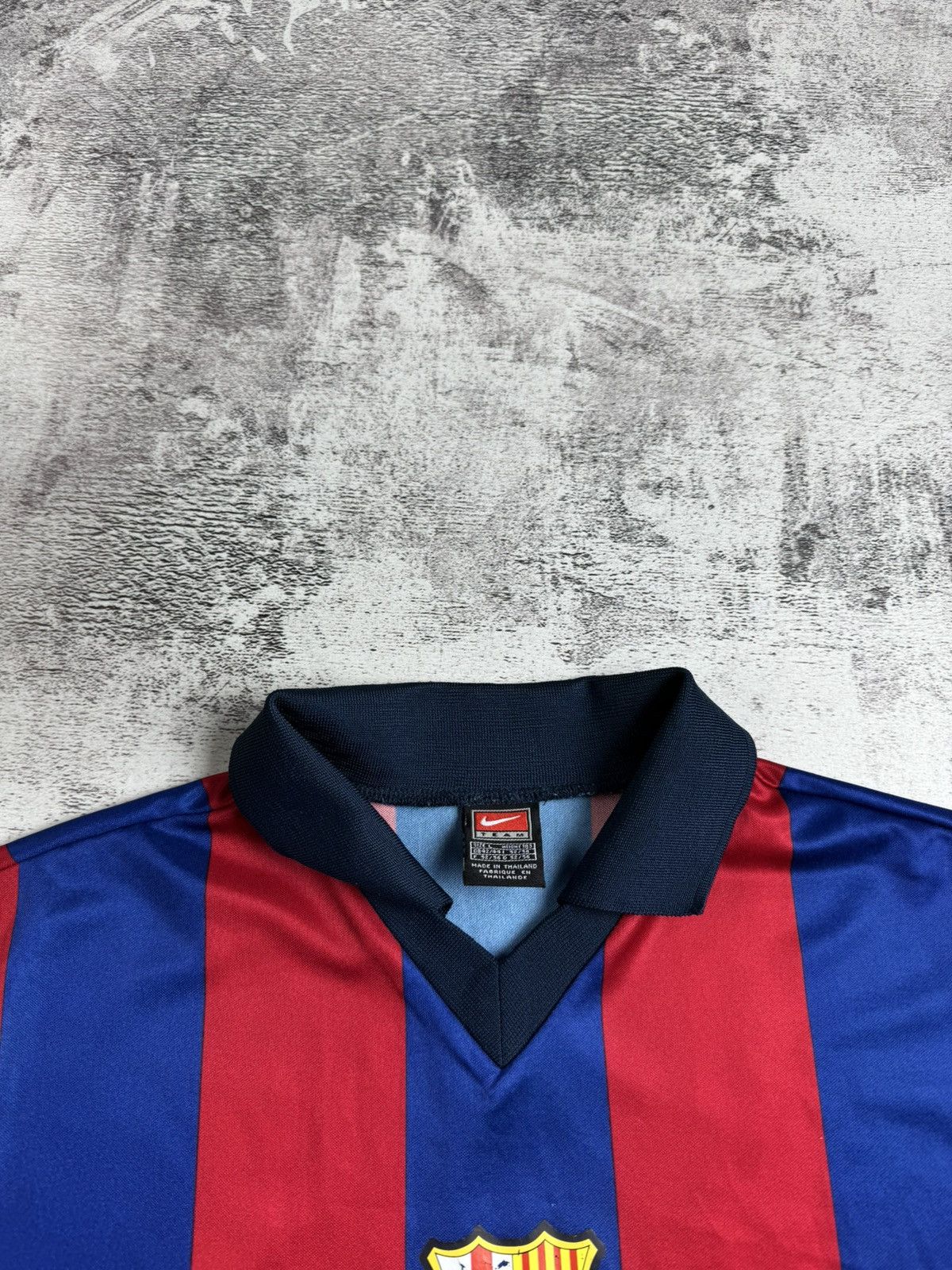 Nike BARCELONA GETHIN 2001/2002 Vintage Nike Soccer Football Football Shirt Jersey Size US L / EU 52-54 / 3 - 9 Thumbnail