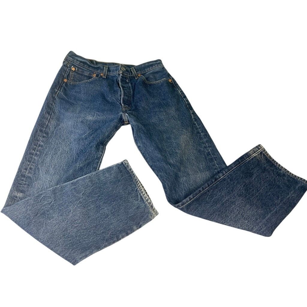 Levi's Levi's 501 Button-Fly Jeans W34 L32 Classic Straight Fit Size US 34 / EU 50 - 1 Thumbnail