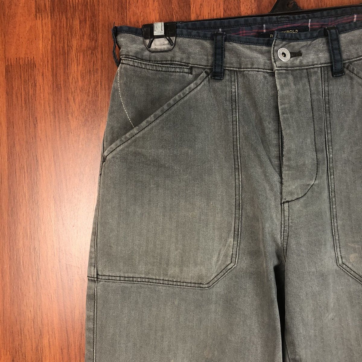 R.Newbold R.New Bold Grey Casual Pants #7512 Size US 29 - 4 Thumbnail