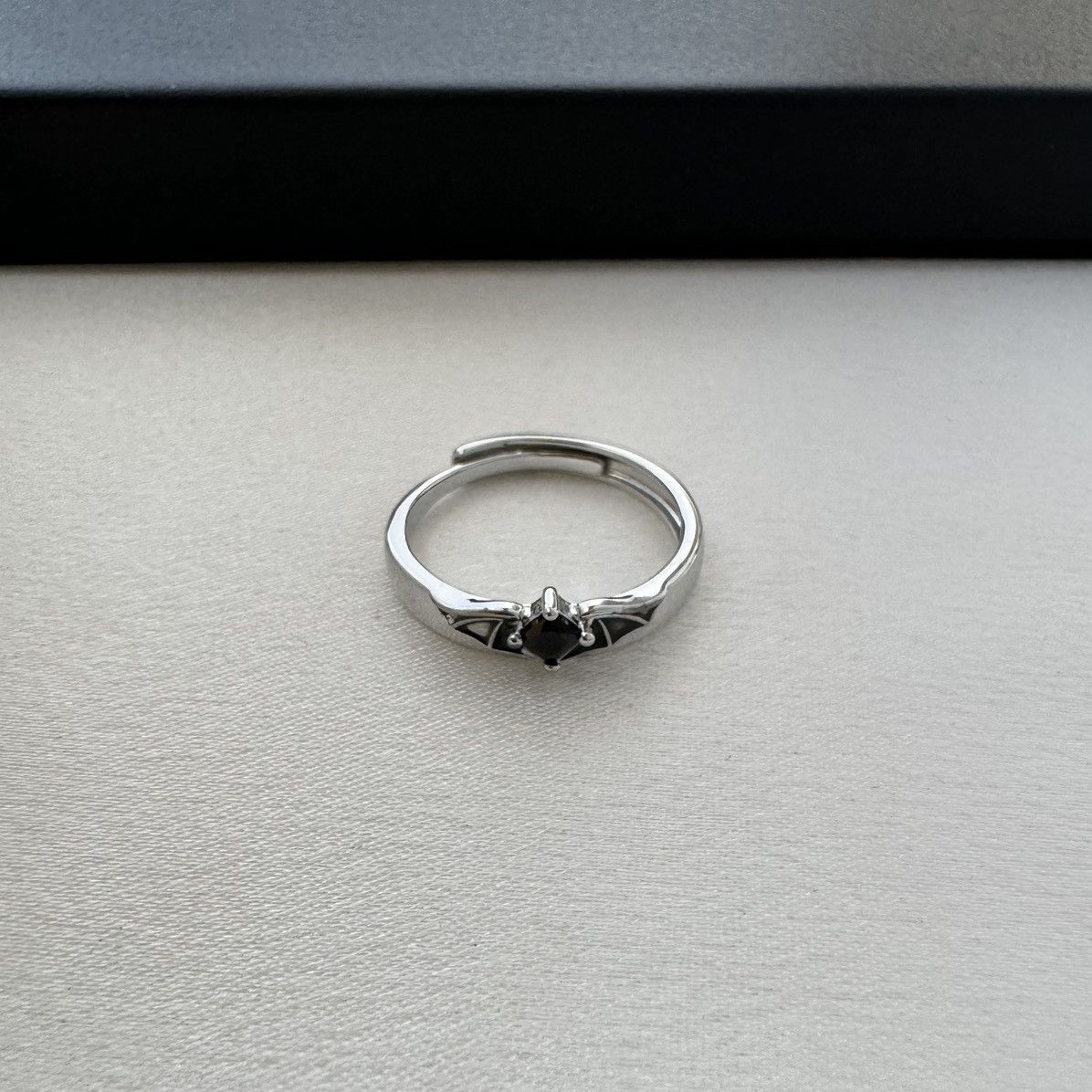 Other Adjustable Devil Wings Open Ring for Men Women Size ONE SIZE - 1 Thumbnail