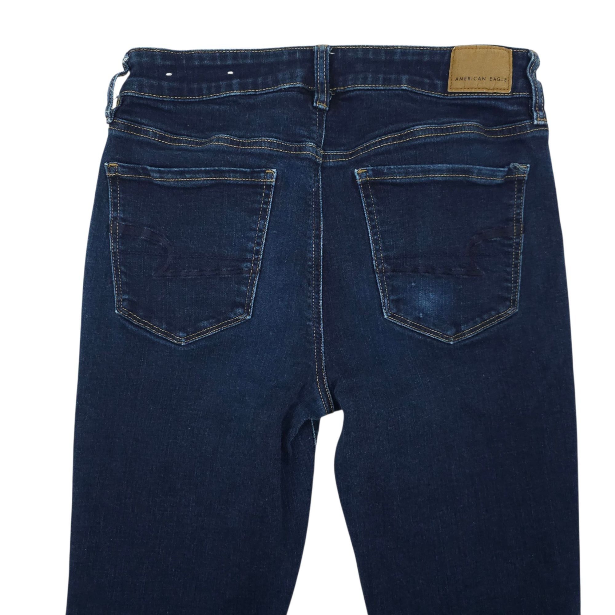 American Eagle Outfitters American Eagle Super Stretch Hi Rise Jegging Womens 8 Denim Size 30" / US 8 / IT 44 - 11 Thumbnail
