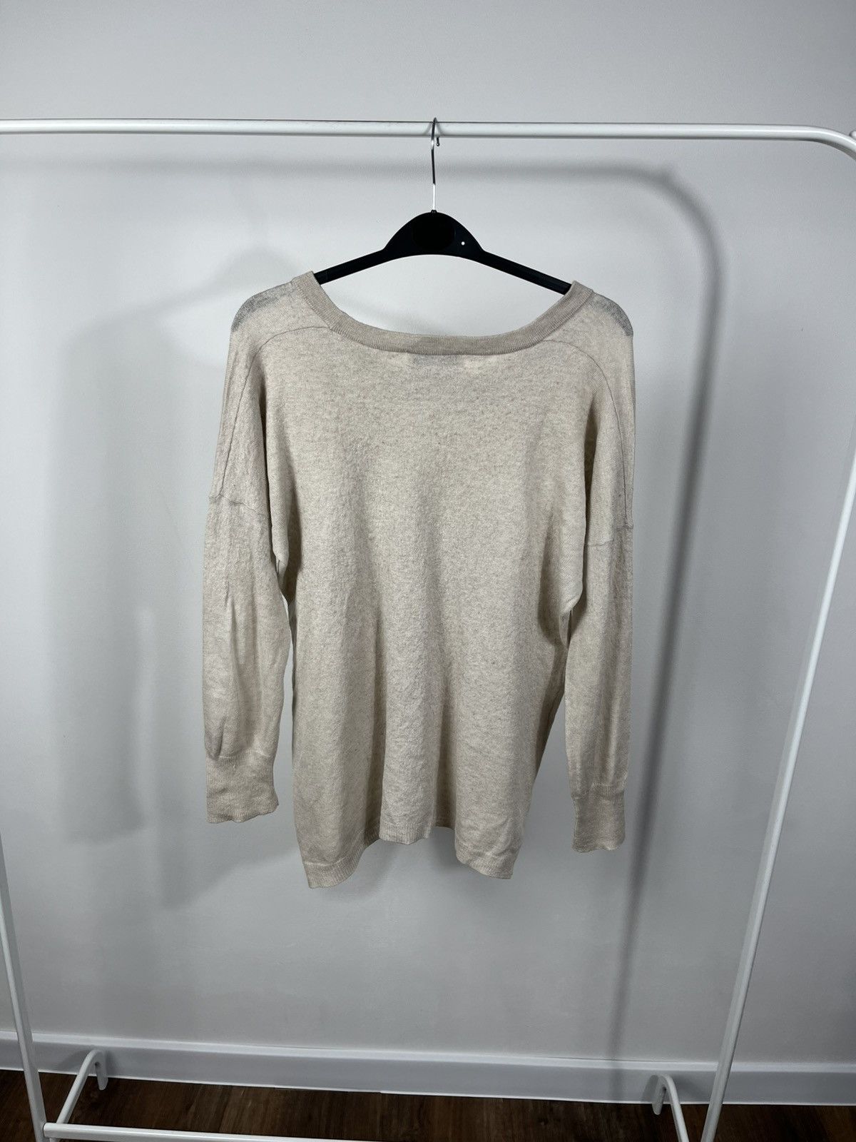 Allude Allude Cashmere Knit Sweater Beige Size L Size L / US 10 / IT 46 - 12 Thumbnail