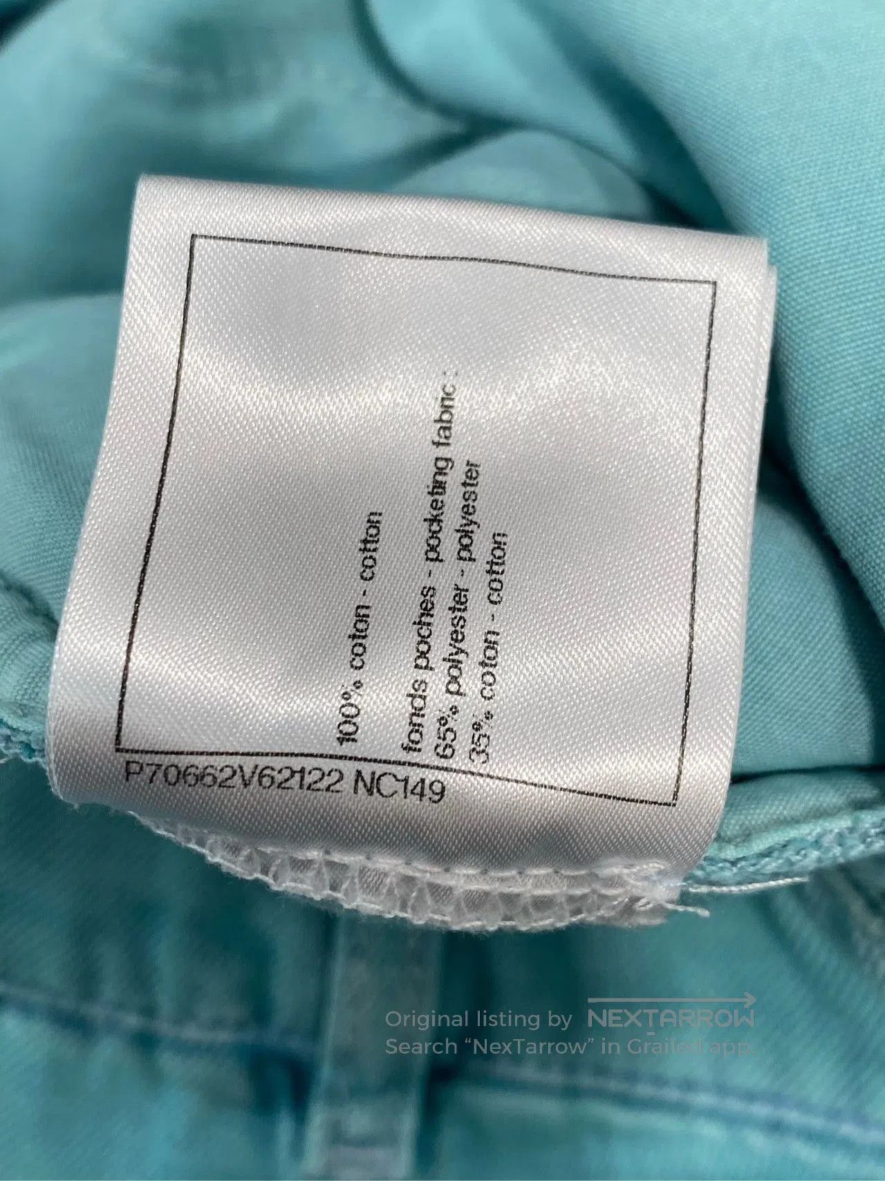 Chanel Chanel 2021 Blue Wide-Leg Jeans. Size US 36 / EU 52 - 6 Thumbnail