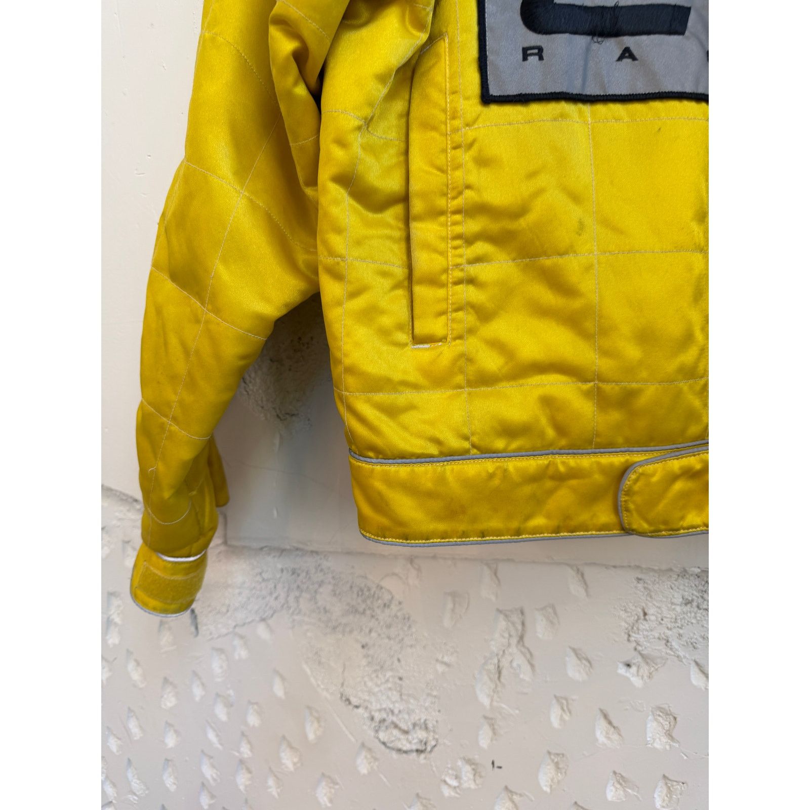 Vintage Vintage Cybertek Racing Reflective Yellow Jacket Size US L / EU 52-54 / 3 - 9 Thumbnail
