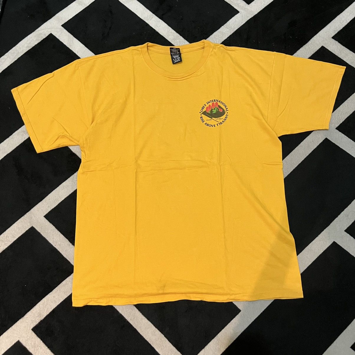 Obey Obey International Rise Above Tyranny Tshirt Size US XL / EU 56 / 4 - 2 Thumbnail