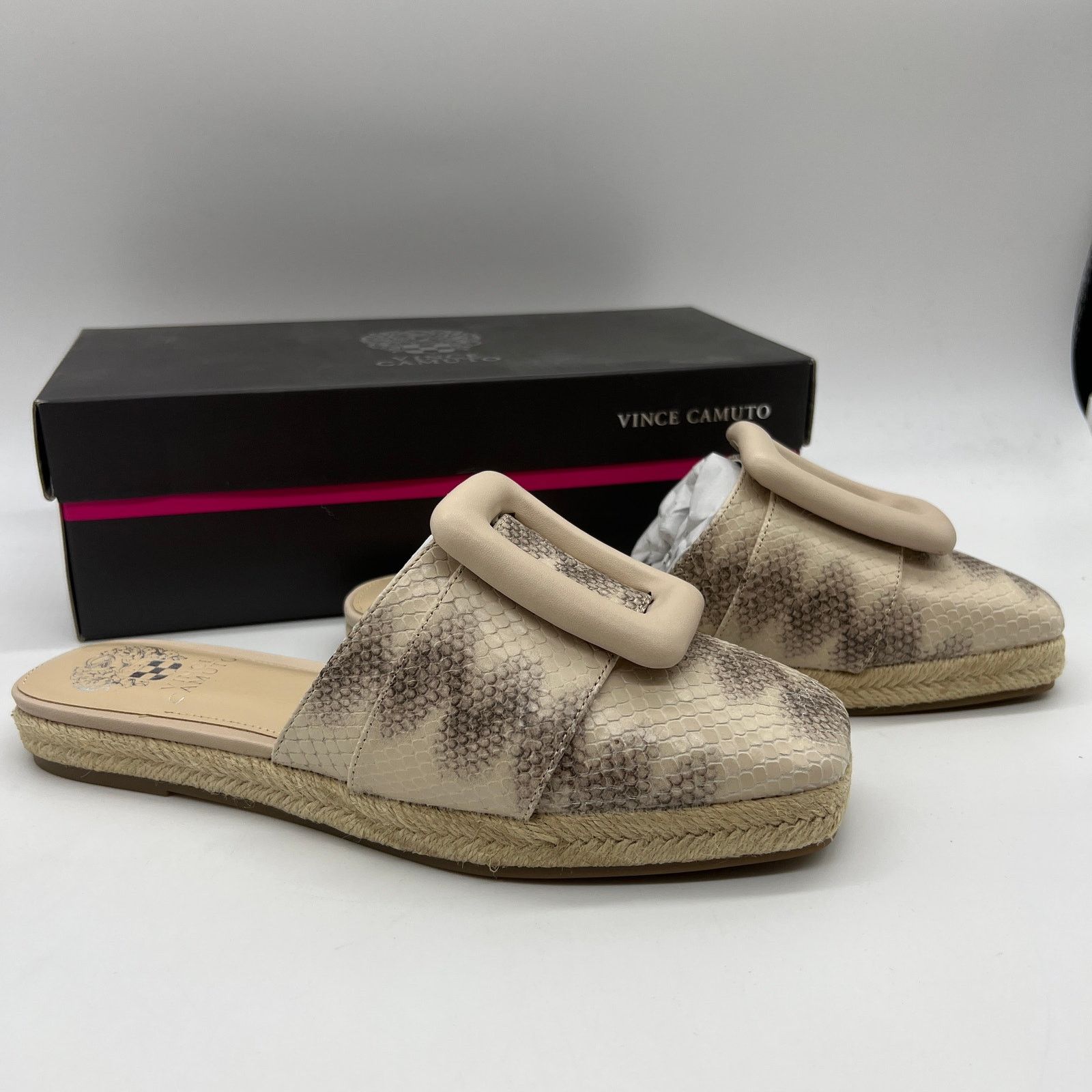 Other Vince Camuto Shoes Size 7.5 Buckle Espadrille Mules Size US 7.5 / IT 37.5 - 2 Thumbnail