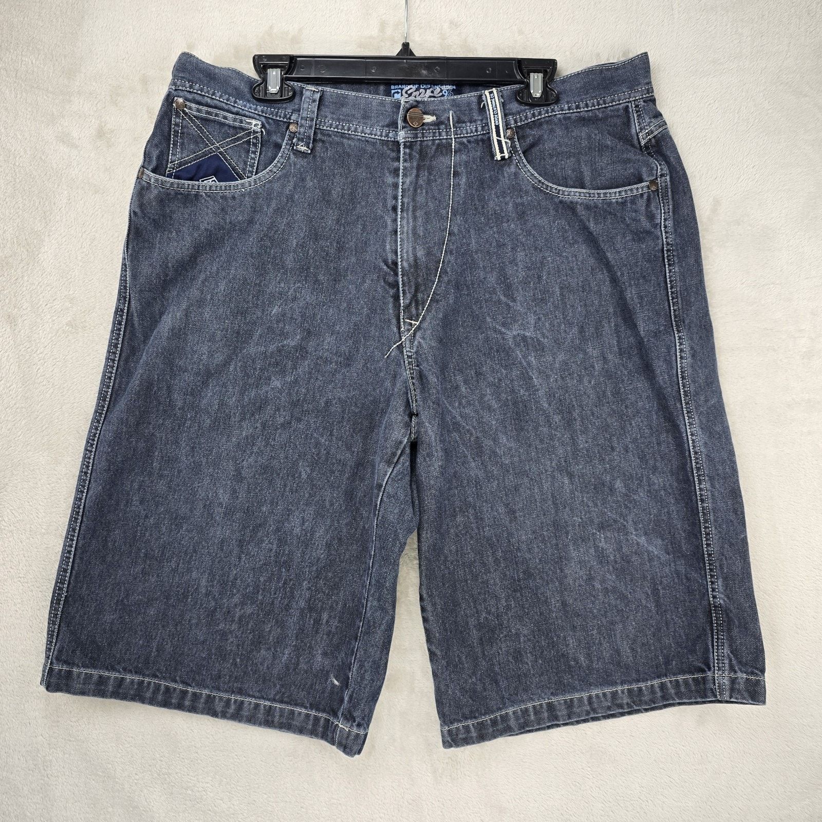 Enyce Vintage Enyce Baggy Shorts 38 Fits 37 Skater Y2K Denim Jorts Size US 38 / EU 54 - 4 Thumbnail