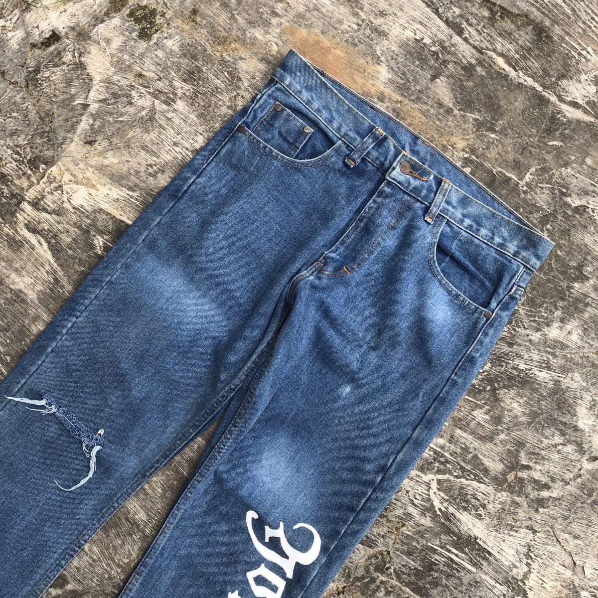 Other Jeans haindpainted “Youth Rebolt” Size US 32 / EU 48 - 3 Thumbnail