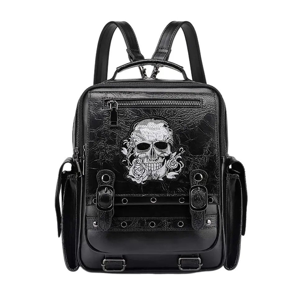 Designer × Japanese Brand wrstwrstwrst skull backpack | Grailed