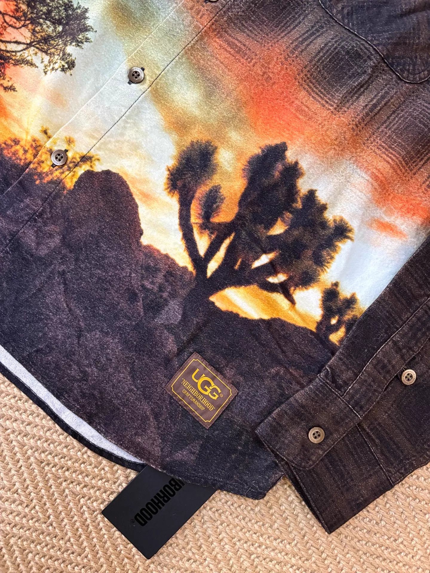 Neighborhood NBHD x UGG 19AW Check Oil-Paint Shirt XL NWT Size US XL / EU 56 / 4 - 4 Thumbnail