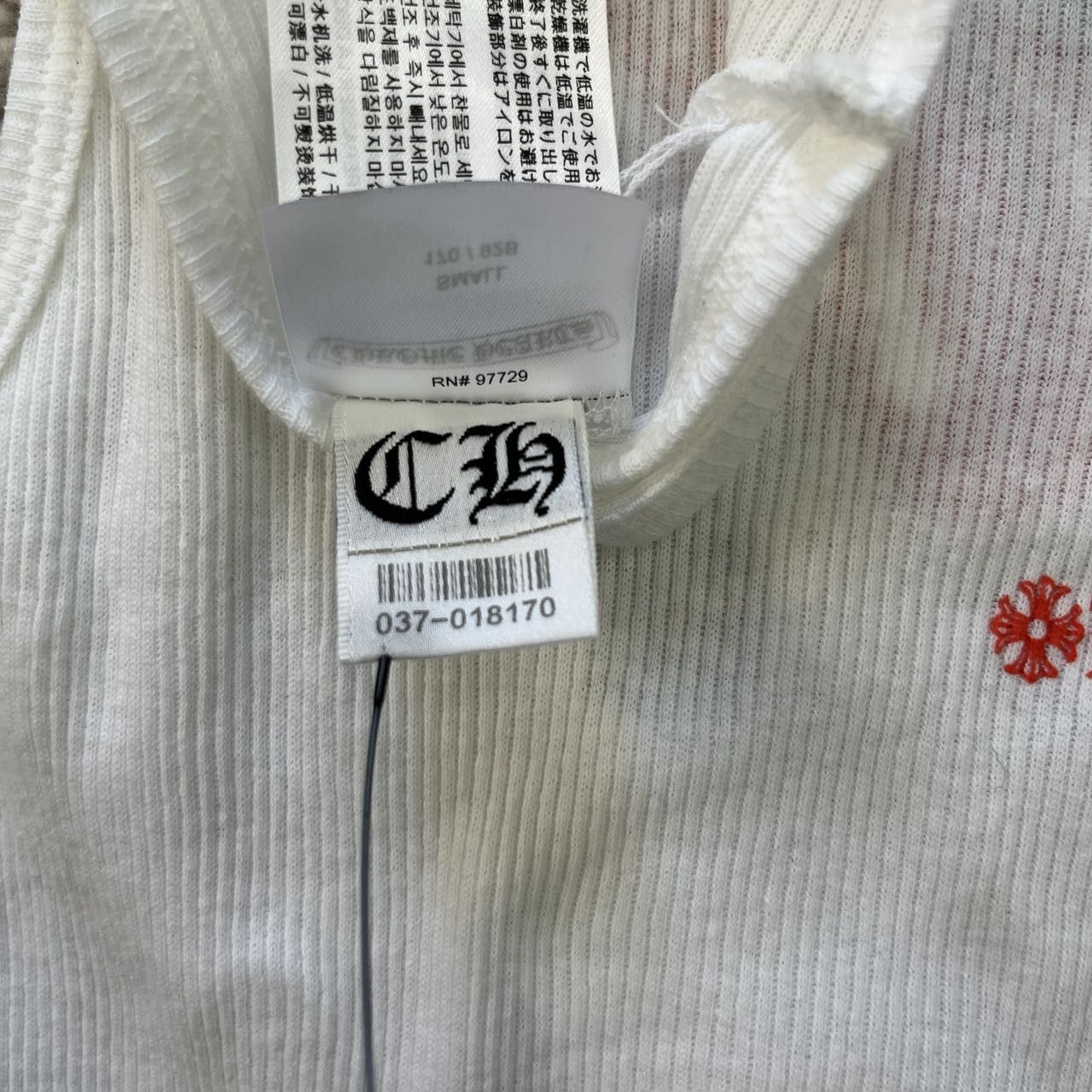 Chrome Hearts × The Rolling Stones Chrome Hearts Rolling Stones Tongue White Tank Top Size S / US 4 / IT 40 - 10 Thumbnail