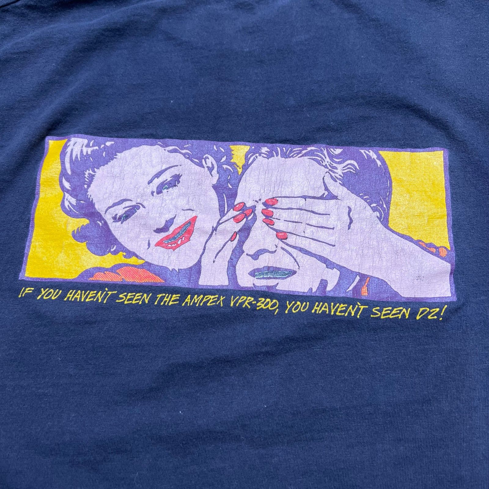 Hanes Vintage Ampex Composite Digital T-Shirt USA XL 90s Promo Size US XL / EU 56 / 4 - 9 Thumbnail