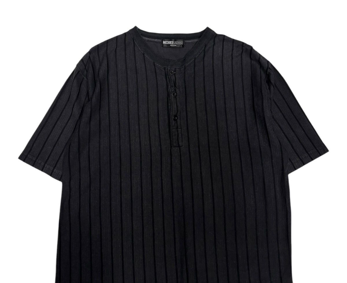 Issey Miyake 🇯🇵 MINIMAL STRIPED SHIRT MICHIKO KOSHINO LONDON Size US M / EU 48-50 / 2 - 4 Thumbnail