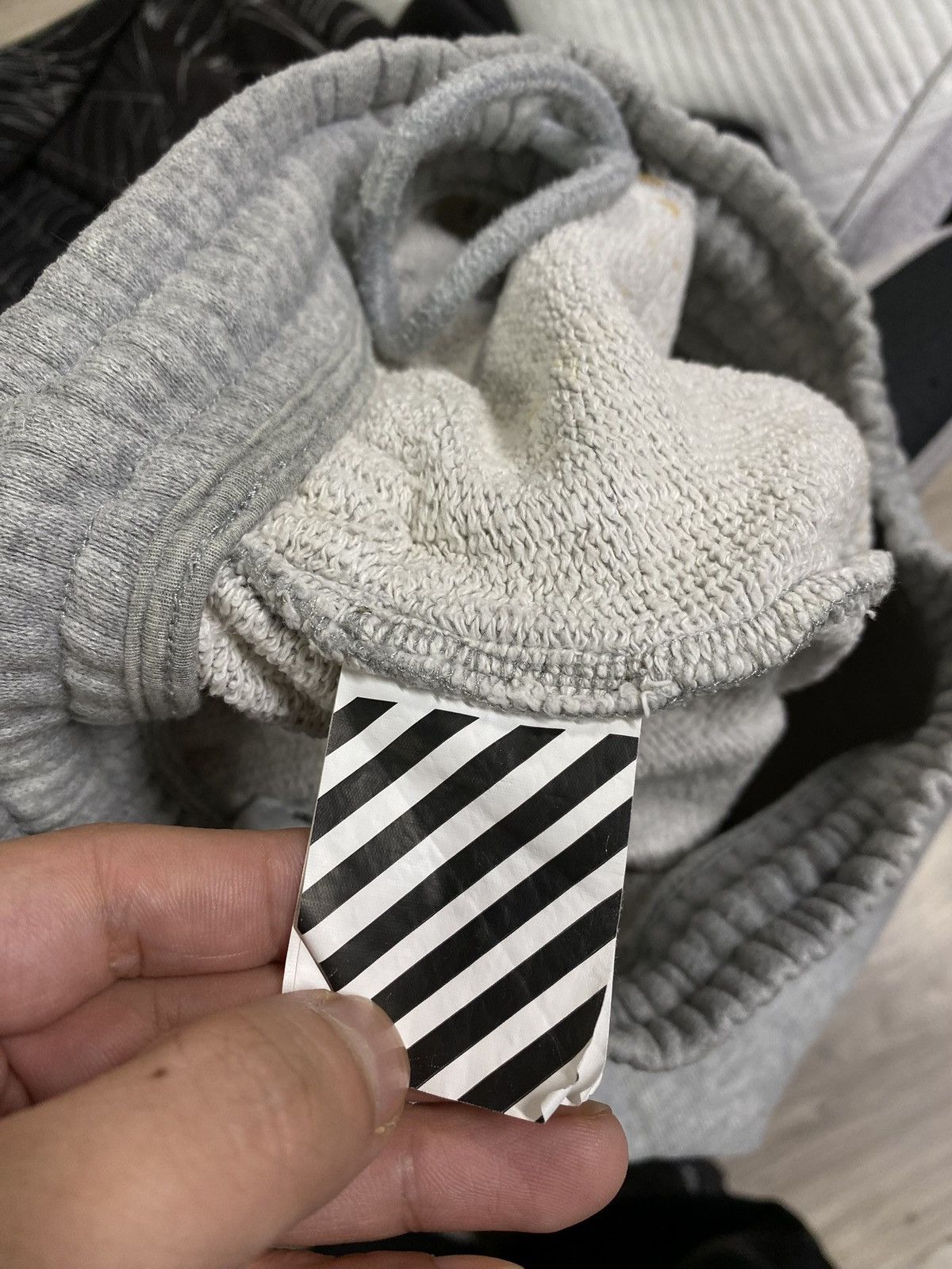 Off-White Off-White Virgil Abloh Grey Sweats Shorts Size Small Size US 28 / EU 44 - 5 Thumbnail