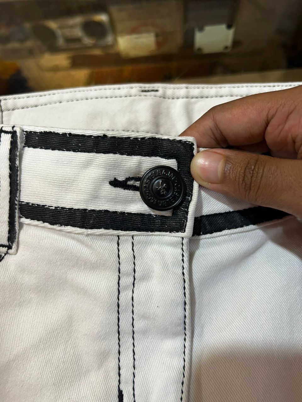 Jean Charles De Castelbajac Castelbajac white denim pant Size 30" / US 8 / IT 44 - 7 Thumbnail