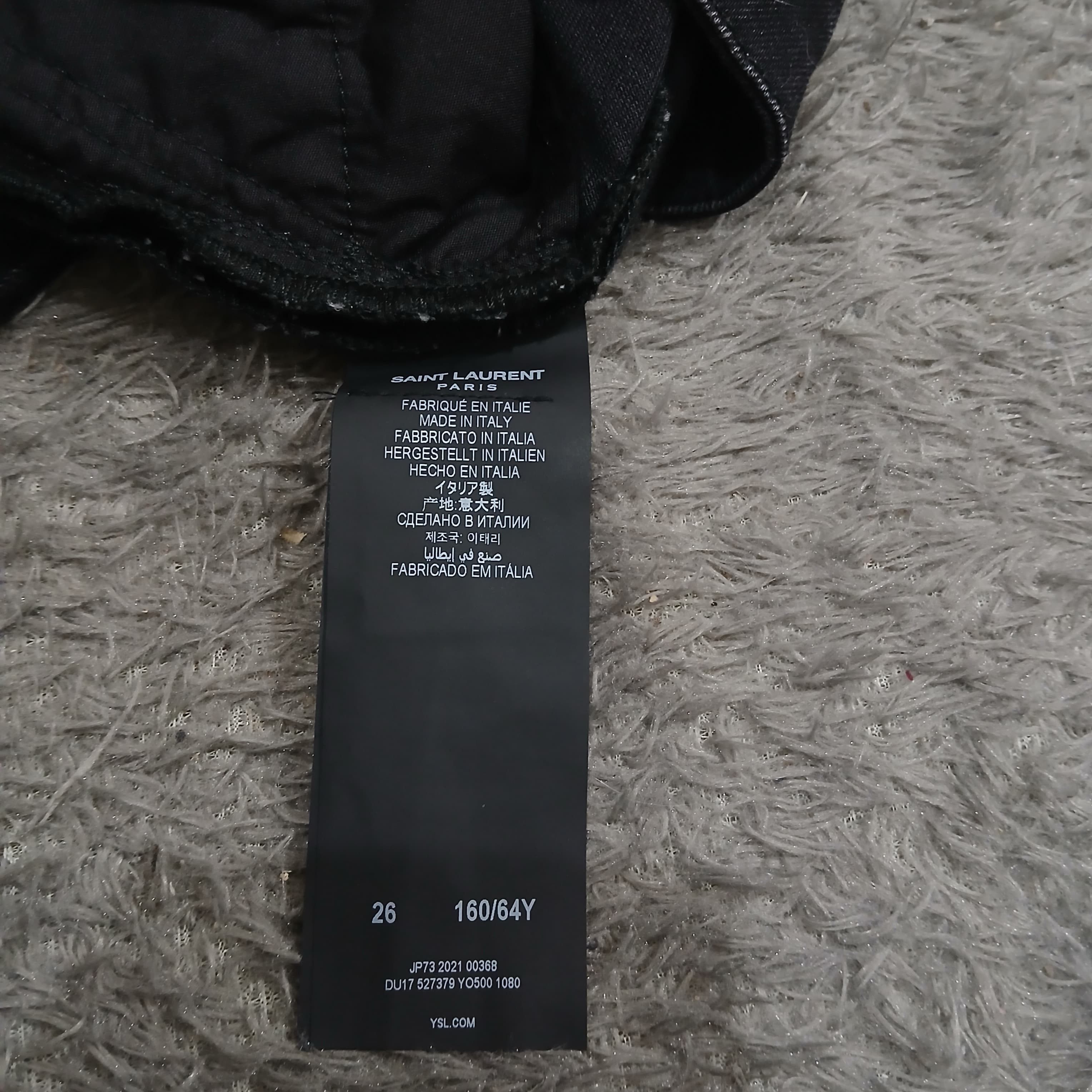 Saint Laurent Paris FW21 Saint Laurent D02 Skinny-Fit Stretch Denim Size US 26 / EU 42 - 7 Thumbnail