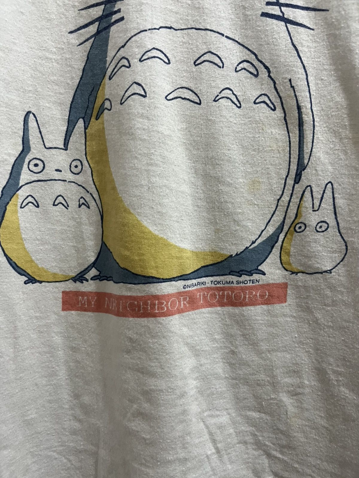 Anime × Japanese Brand Vintage my neighbor totoro tees Size US M / EU 48-50 / 2 - 3 Thumbnail