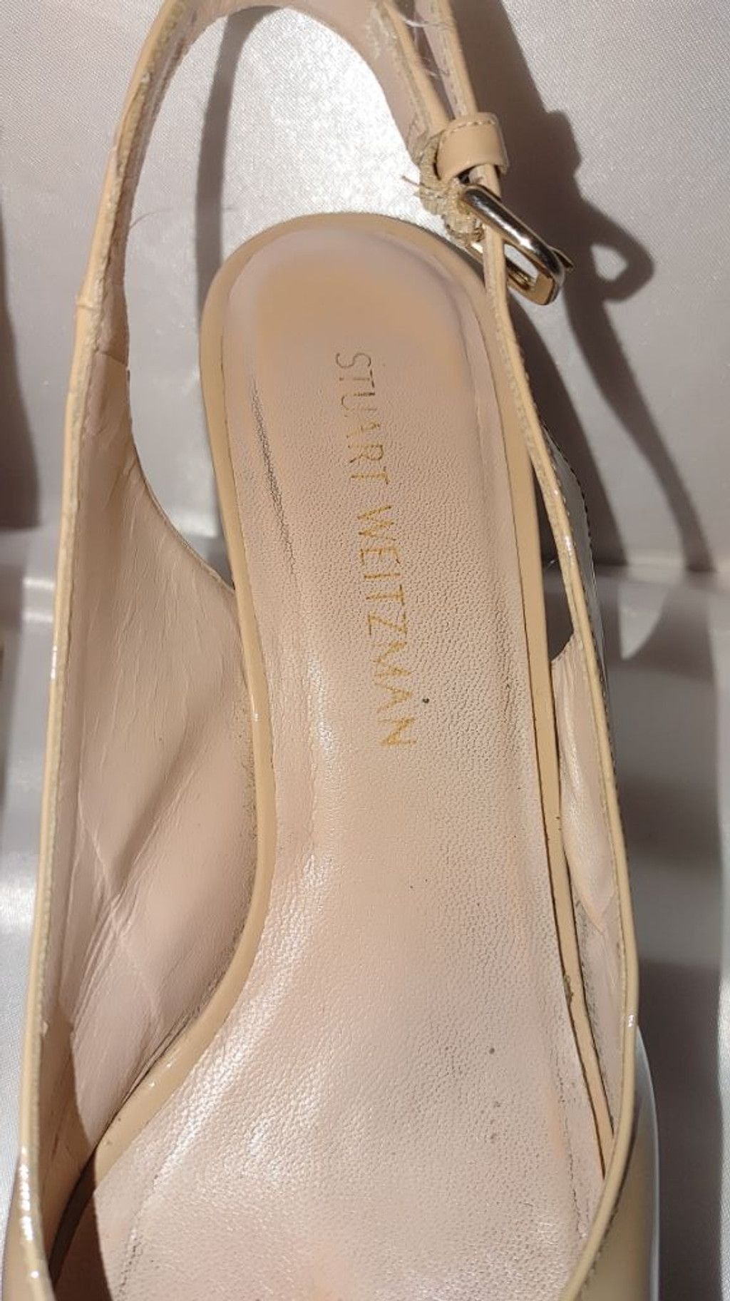 Stuart Weitzman Stuart Weitzman Riveria Patent Leather Wedges Size 8.5M Size US 8.5 / IT 38.5 - 6 Thumbnail