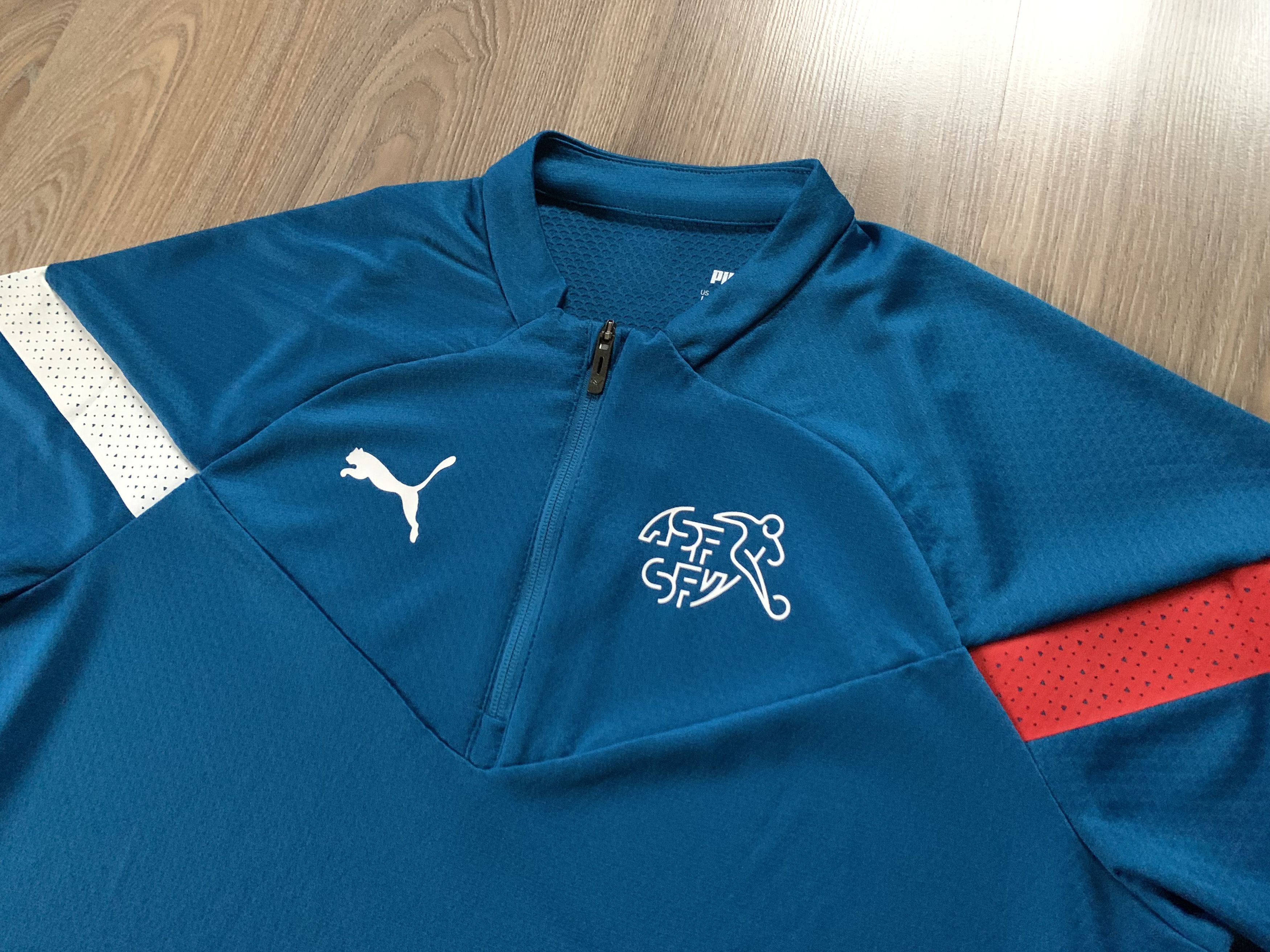 Puma Puma Swiss National Team Training Top Technical 2022 Size US L / EU 52-54 / 3 - 4 Thumbnail