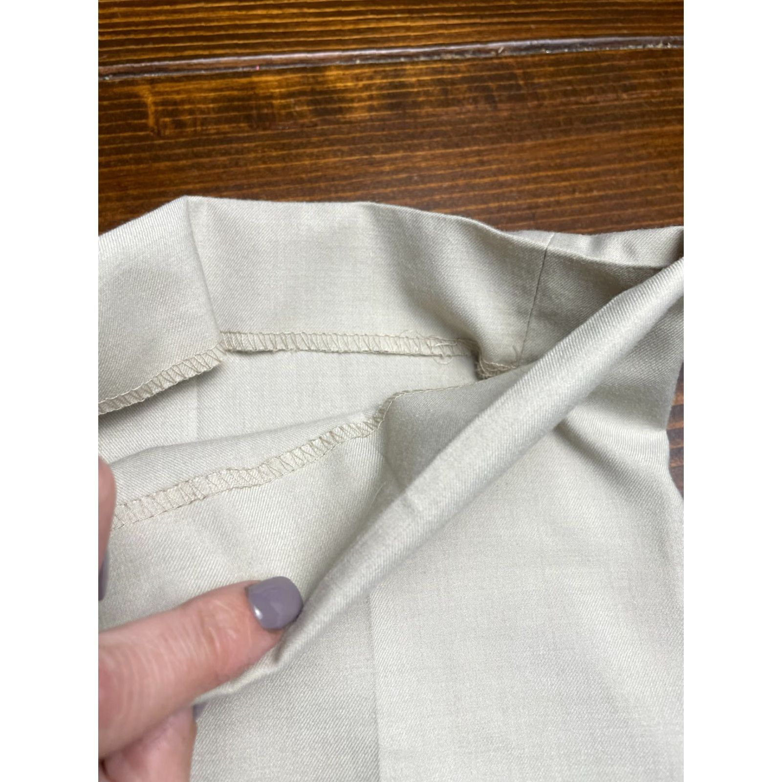Calvin Klein Calvin Klein Pants Men's 38x32 Tan Dress Pants Regular Flat Front Pockets - Workwear, Business, Casual - 38x32, Polyester Rayon Size US 38 / EU 54 - 5 Thumbnail