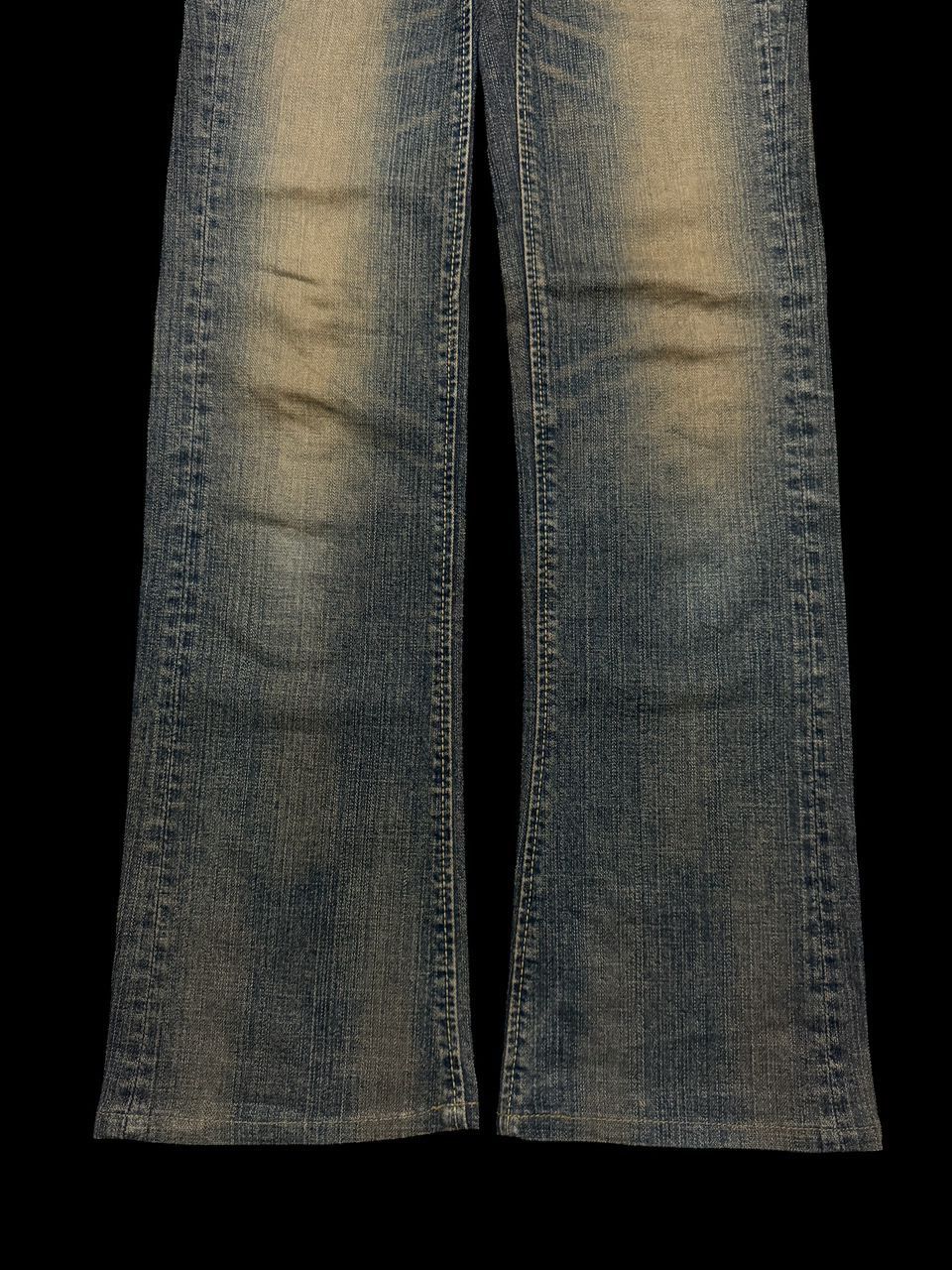 Tornado Mart FLARED Vintage 90s Japanese Sick Mudwash Distressed Bootcut Size US 27 - 8 Thumbnail