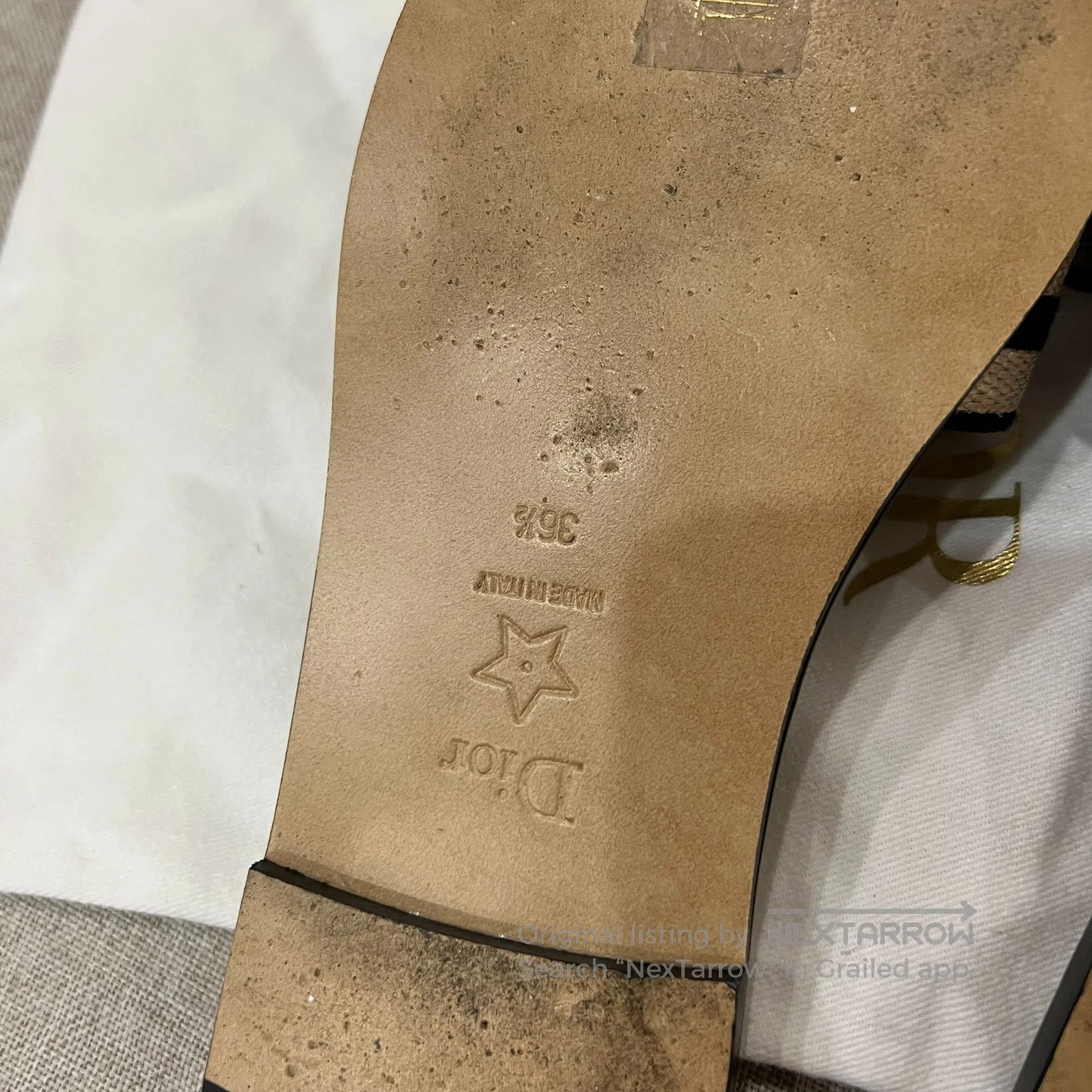 Dior Dior Logo slogan: Slippers| Size US 6 / IT 36 - 6 Thumbnail