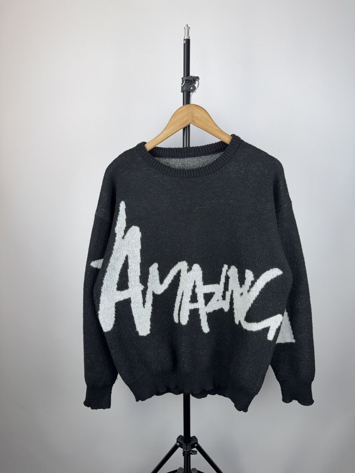 Japanese Brand VTG 90s Avant Garde Sweater Unisex Y2K Japan style Size US L / EU 52-54 / 3 - 1 Thumbnail