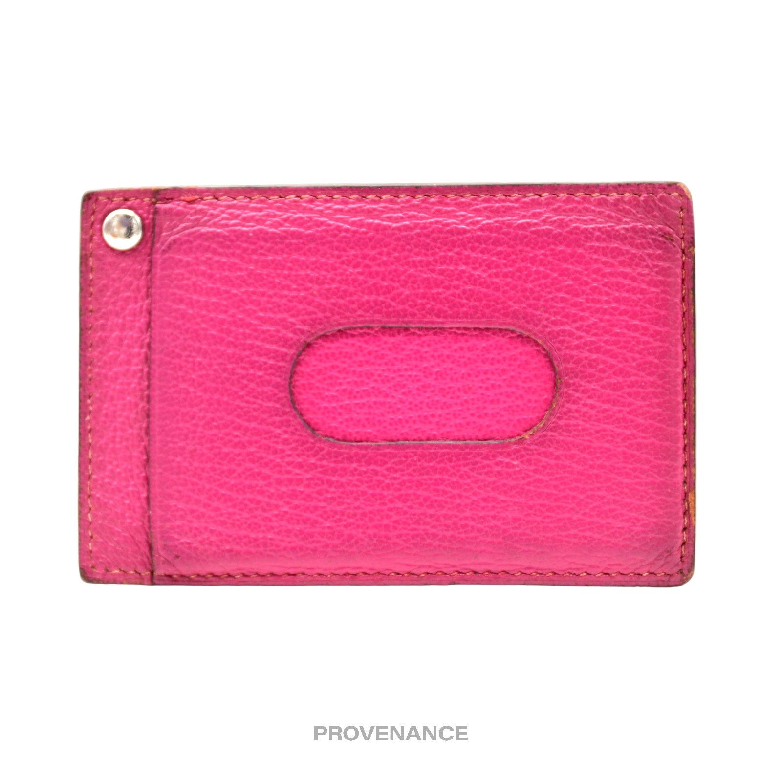 Hermes 🔴 Hermes Sellier Card Holder Wallet - Pink Leather Size ONE SIZE - 4 Thumbnail