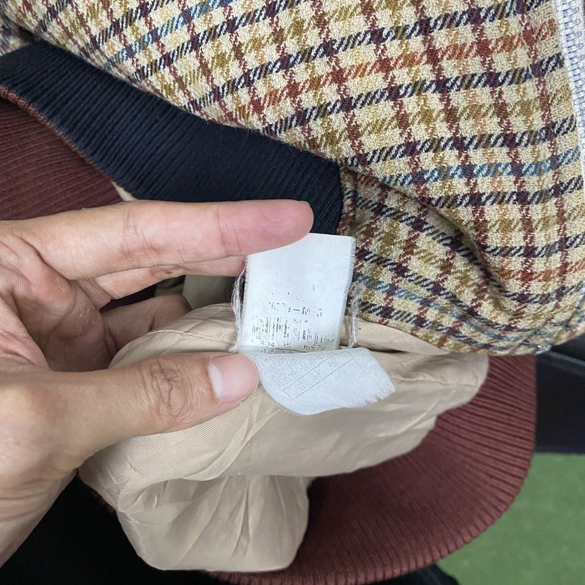 Pierre Cardin Pierre Cardin houndstooth bomber jacket in wool tweed Size US S / EU 44-46 / 1 - 16 Thumbnail