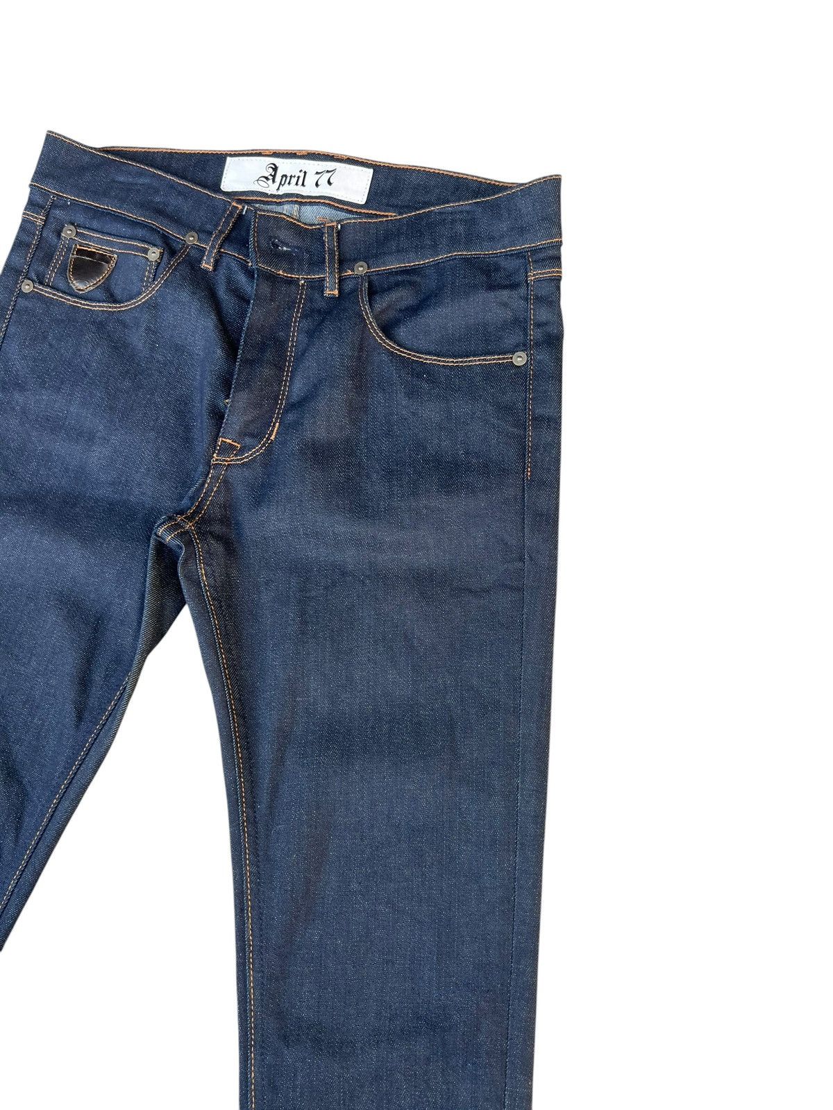 April 77 2001 April 77 Joey Overdrive Stretch Denim Waxed Jeans Size US 29 - 11 Thumbnail