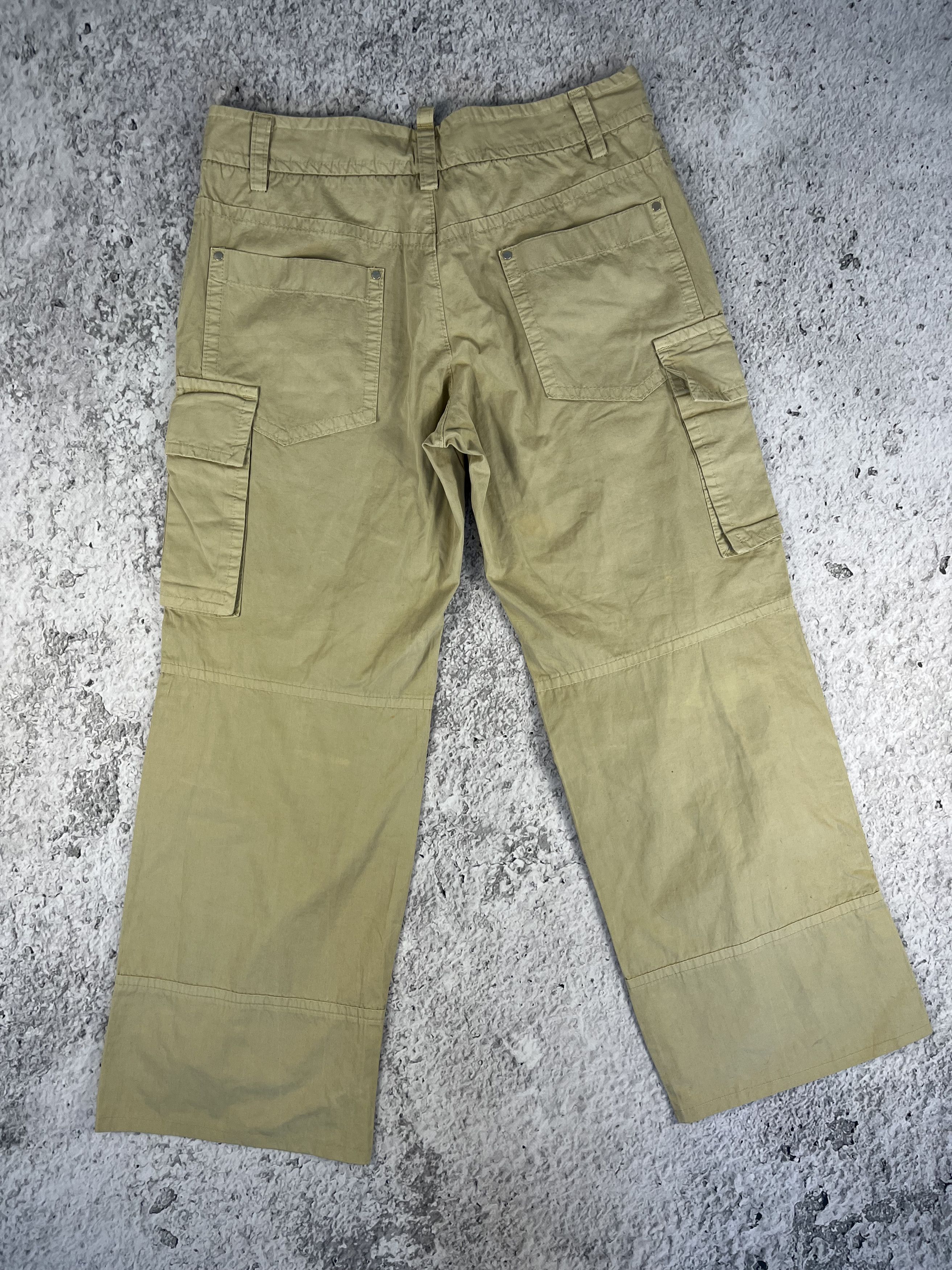 Dsquared2 Archive Dsquared2 Beige Denim Pants Baggy Avant Garde Size US 32 / EU 48 - 2 Thumbnail