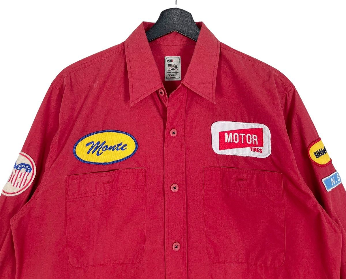 Japanese Brand Vintage NST Motorsport Racing Shirt Size US M / EU 48-50 / 2 - 4 Thumbnail