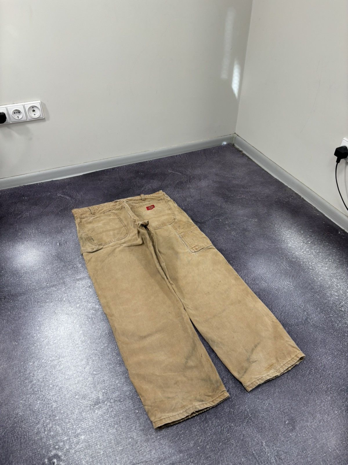 Dickies Vintage Dickies USA Work Carpenter Mustard Hype Baggy Pants Size US 36 / EU 52 - 3 Thumbnail