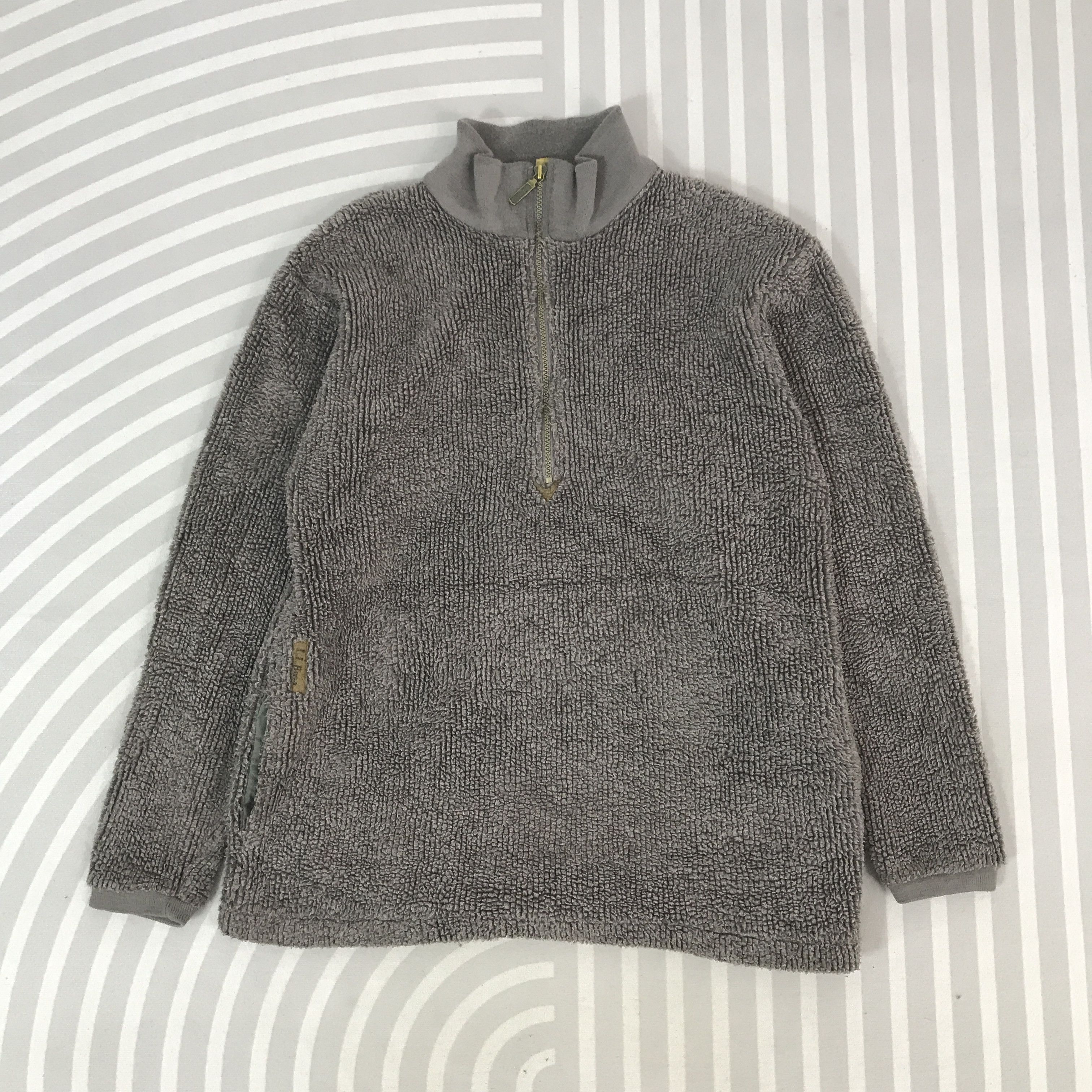 L.L. Bean Vintage L.L Bean Half zipper Sherpa Jacket Size US S / EU 44-46 / 1 - 1 Thumbnail