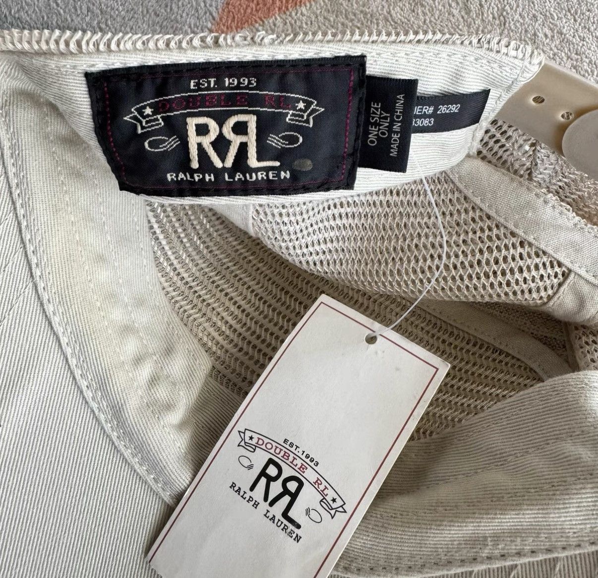 RRL Ralph Lauren RRL Mesh Trucker Cap Ralph Lauren Double RL K22 Size ONE SIZE - 6 Thumbnail