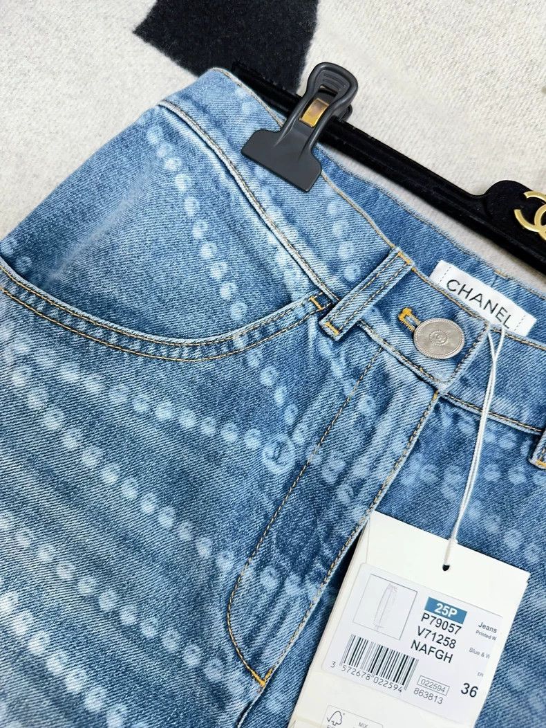 Chanel Chanel 25P popular pearl medium blue jeans Size 24" / US 00 / IT 34 - 5 Thumbnail
