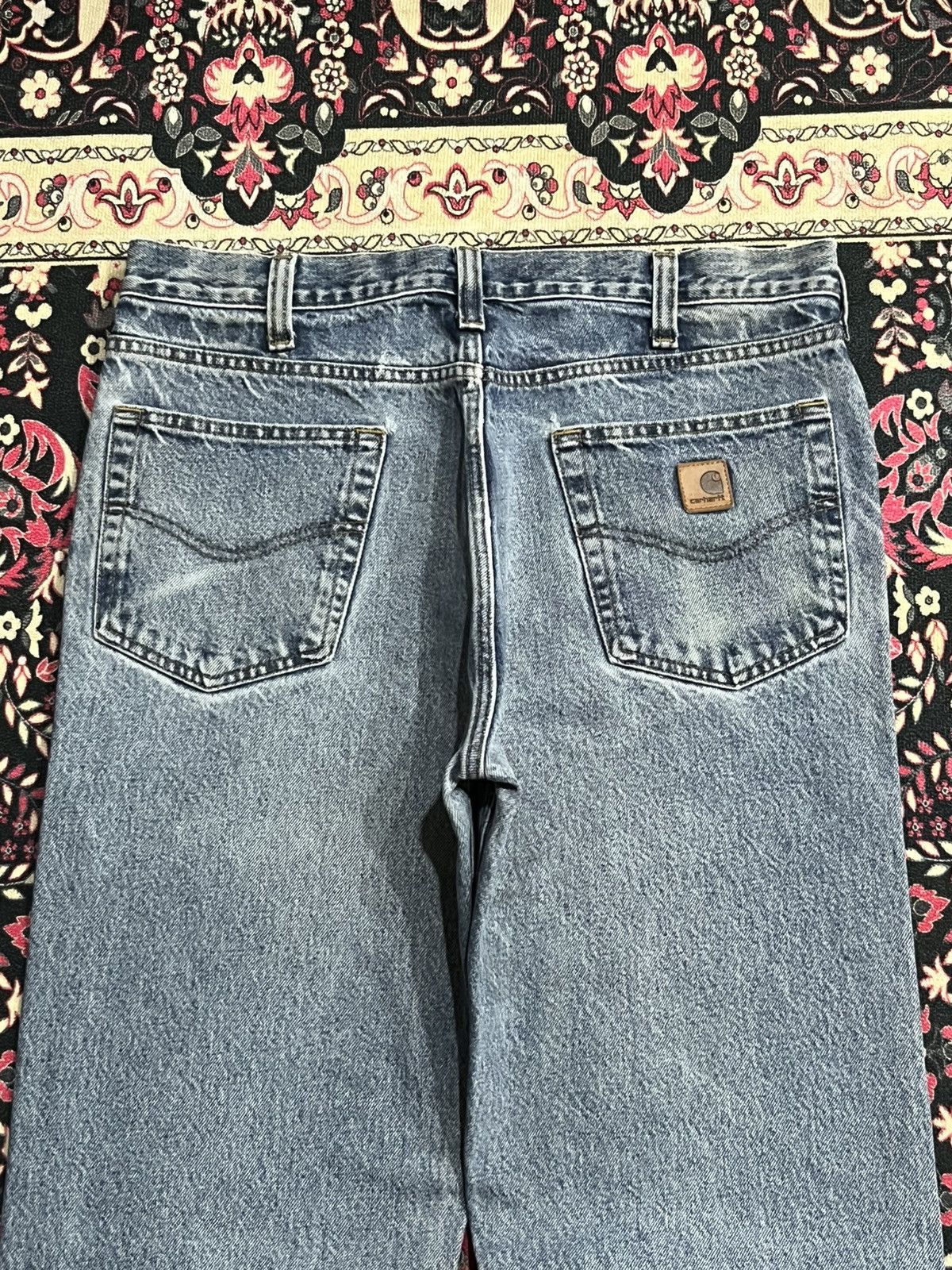 Carhartt Vintage Carhartt Classic Light Blue Relaxed Fit Jeans Size US 34 / EU 50 - 9 Thumbnail