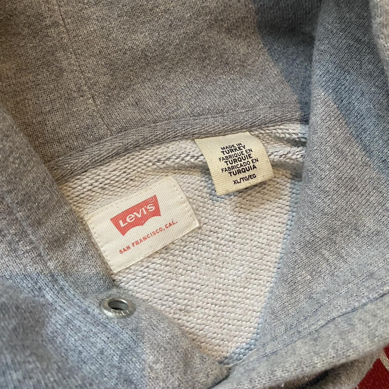 Other Grey Levi's hoodie with red logo Streetwear Vintage Size US XL / EU 56 / 4 - 4 Thumbnail