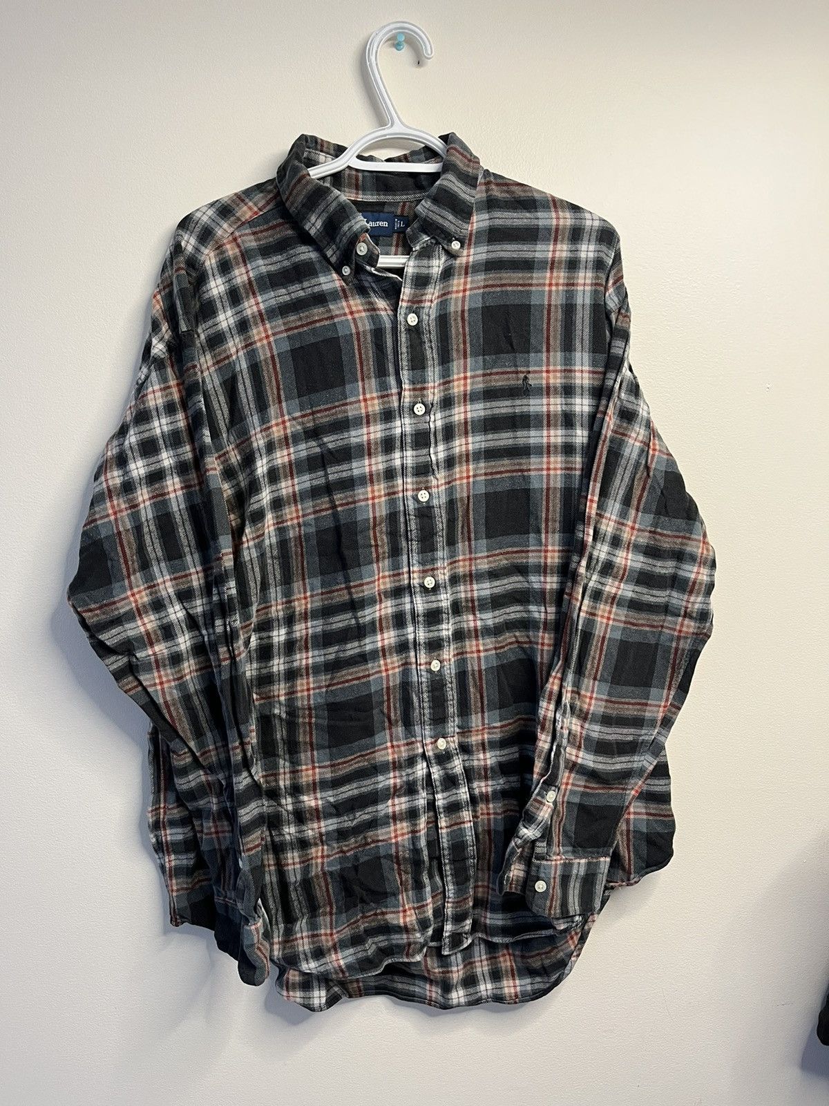 Ralph Lauren Crazy Vintage Polo Ralph Lauren Earth Tone Flannel 90s ...