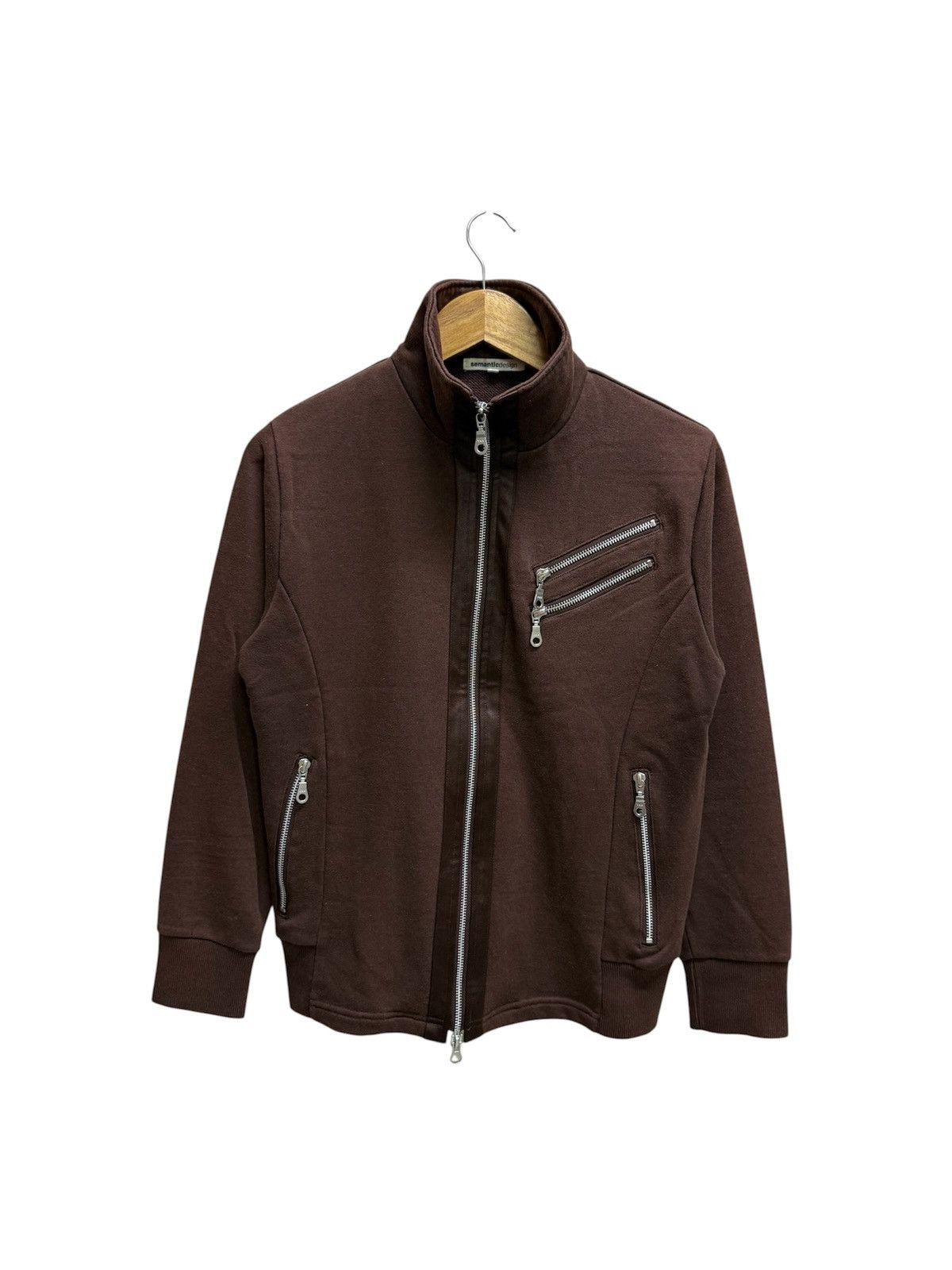 semanticdesign Semanticdesign Multizipper Zip Up Sweater Size S / US 4 / IT 40 - 1 Thumbnail